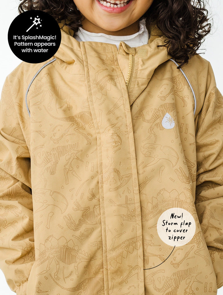 Splashmagic Storm Jacket - Sand | Dino Bones