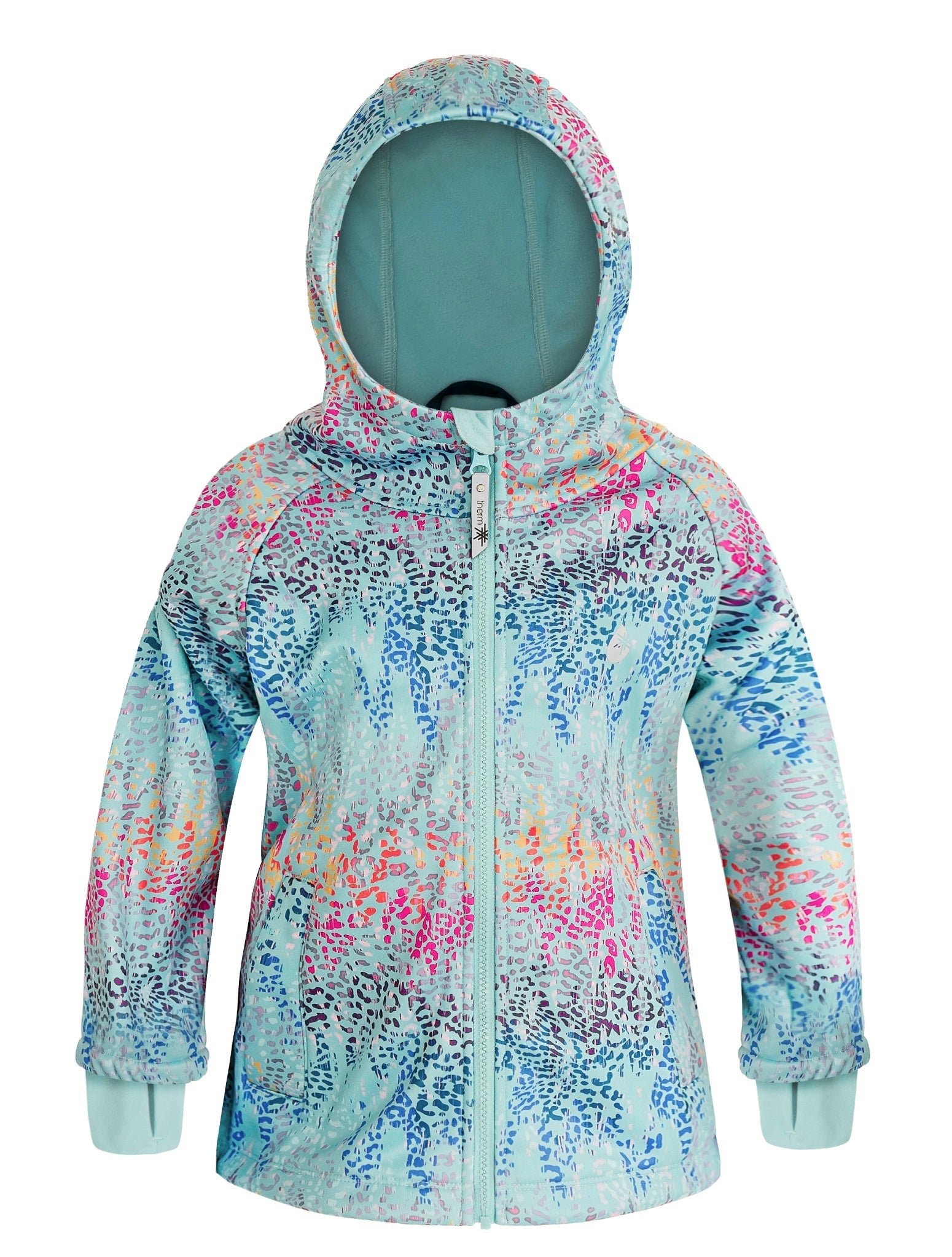 All-weather Hoodie - Rainbow Leopard