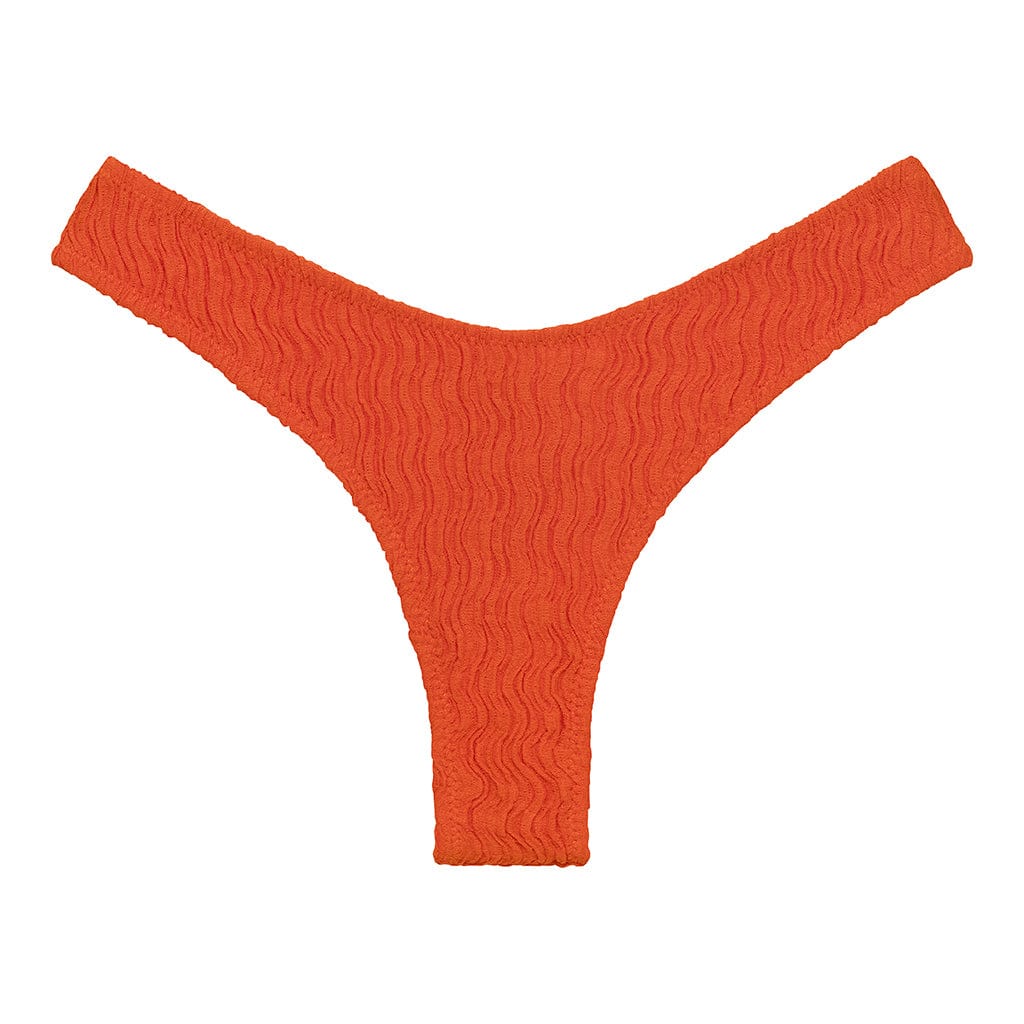 Tangerine Lulu (zig-zag Stitch) Bikini Bottom