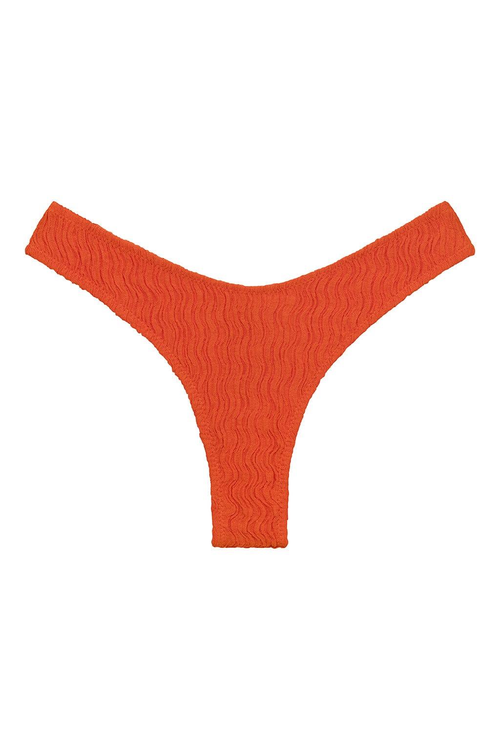 Tangerine Lulu (zig-zag Stitch) Bikini Bottom