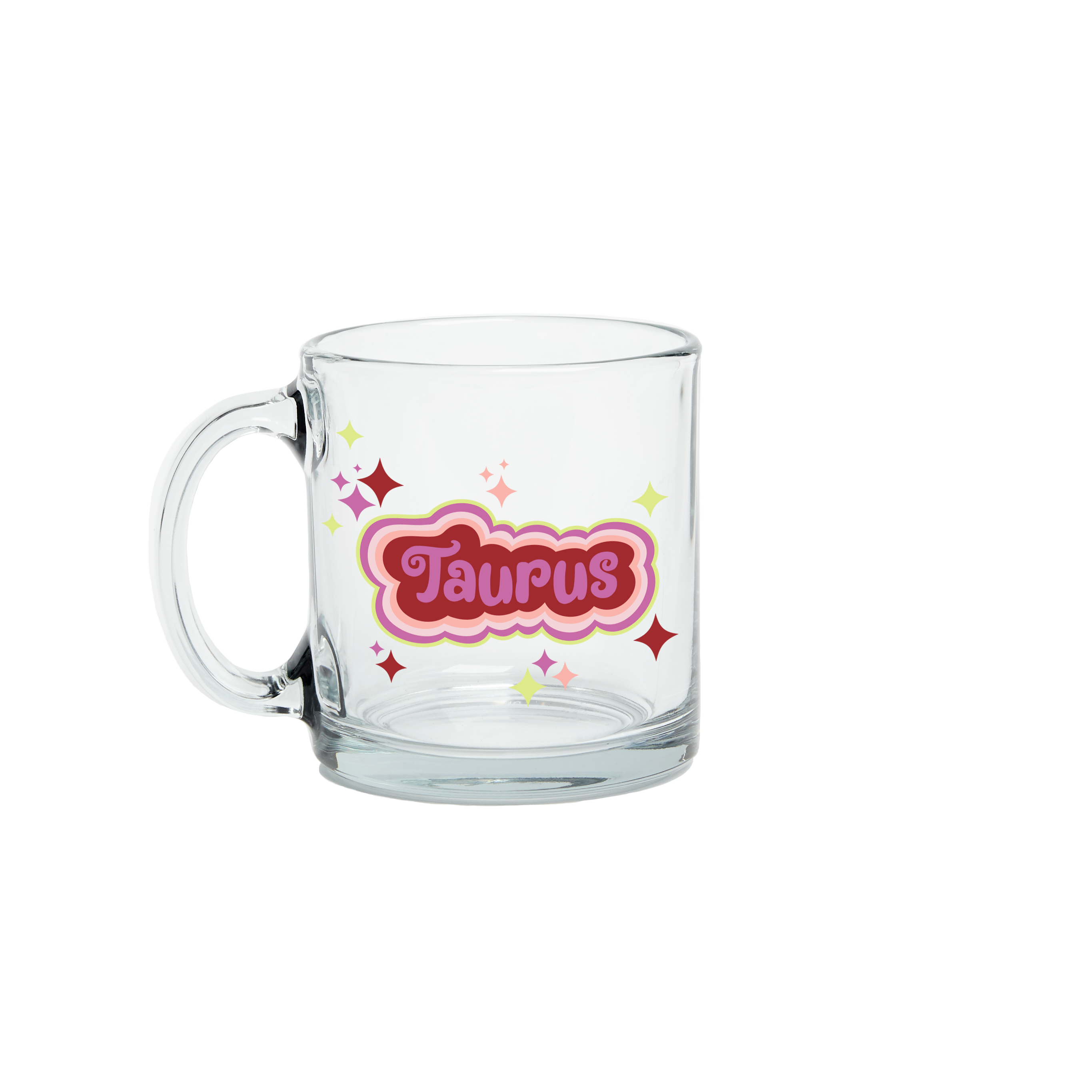 Astrology Clear Glass Mug