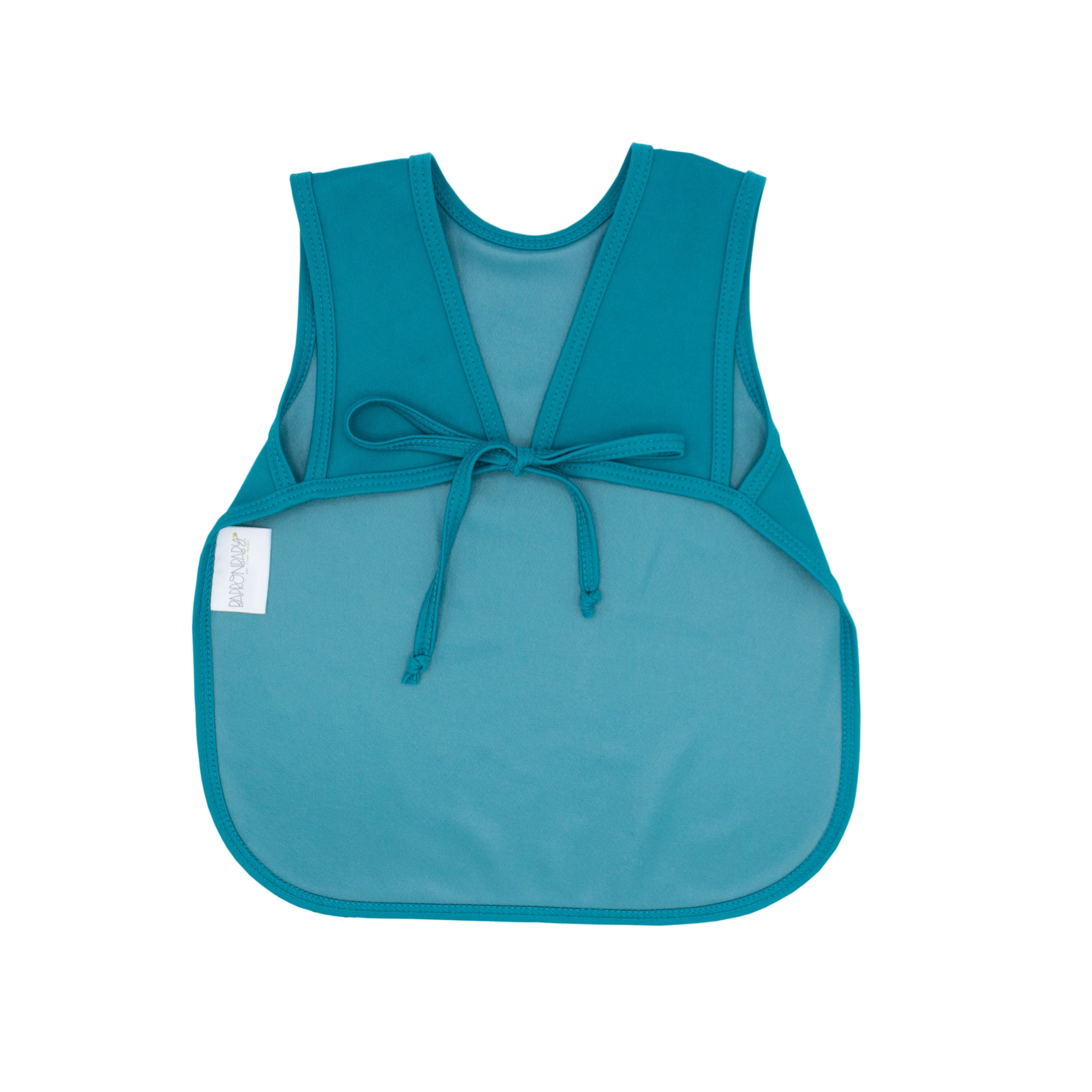 Solid Teal Minimalist Bapron