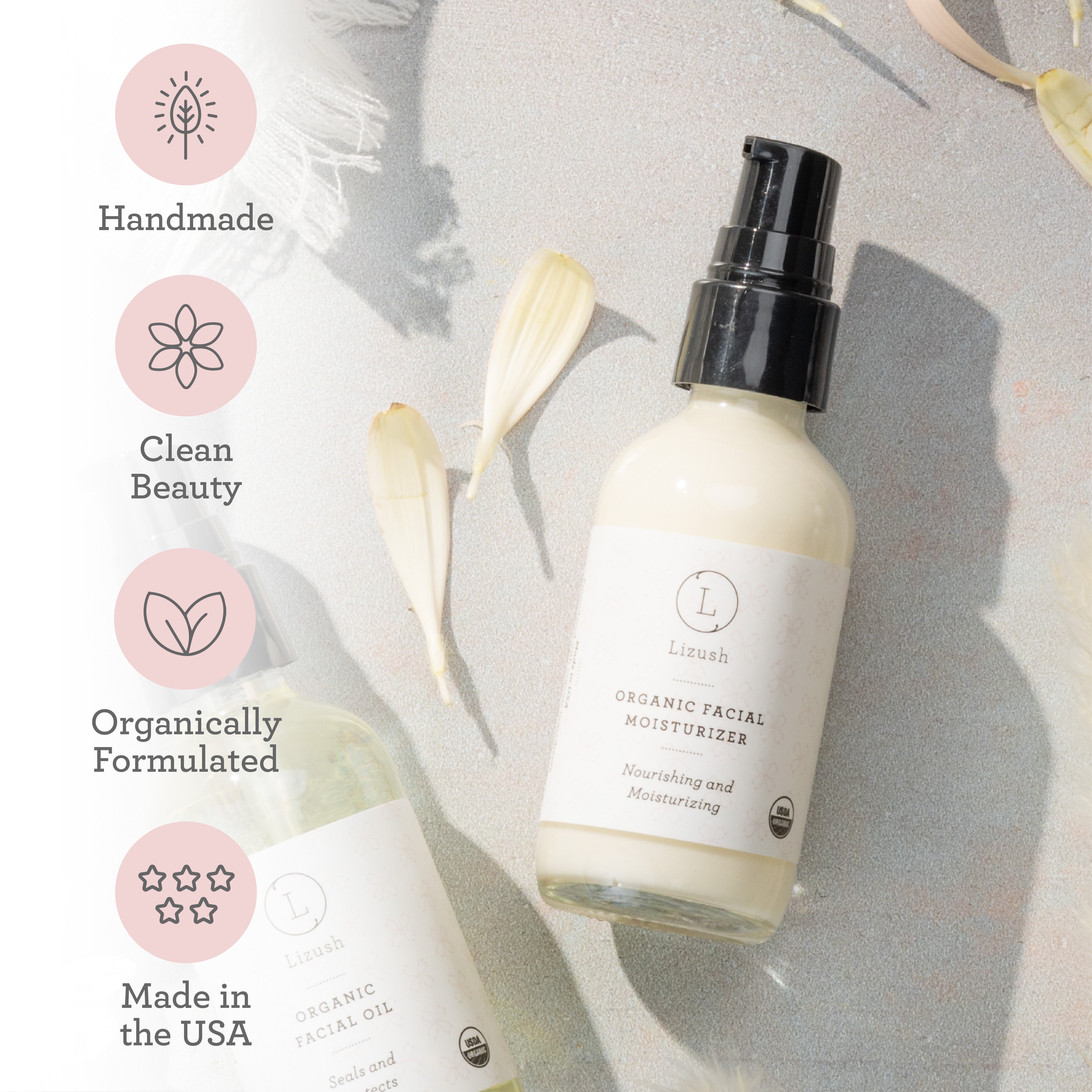 Organic Facial Moisturizer Nourishing And Moisturizing