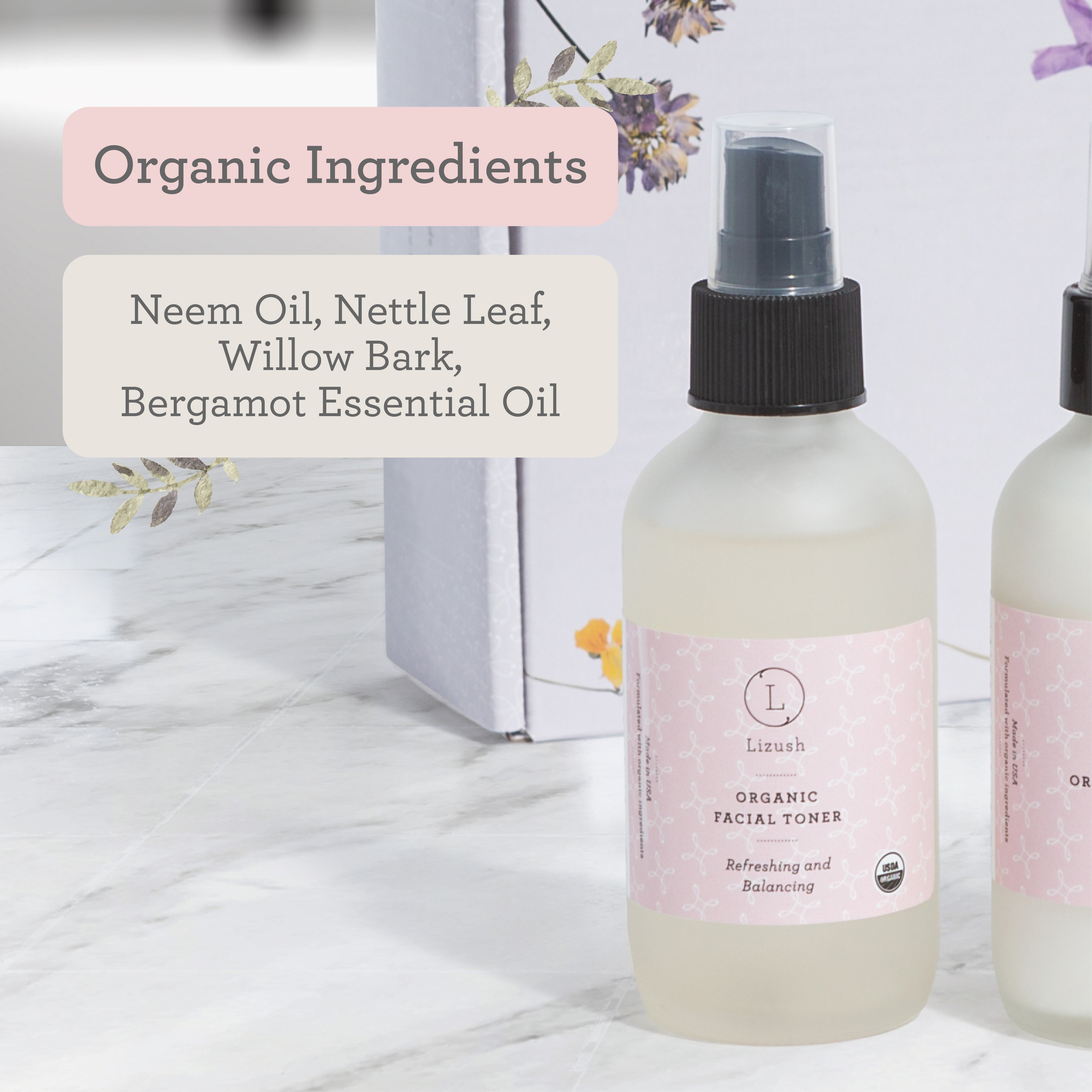 Organic Facial Toner Refreshing And Balancing