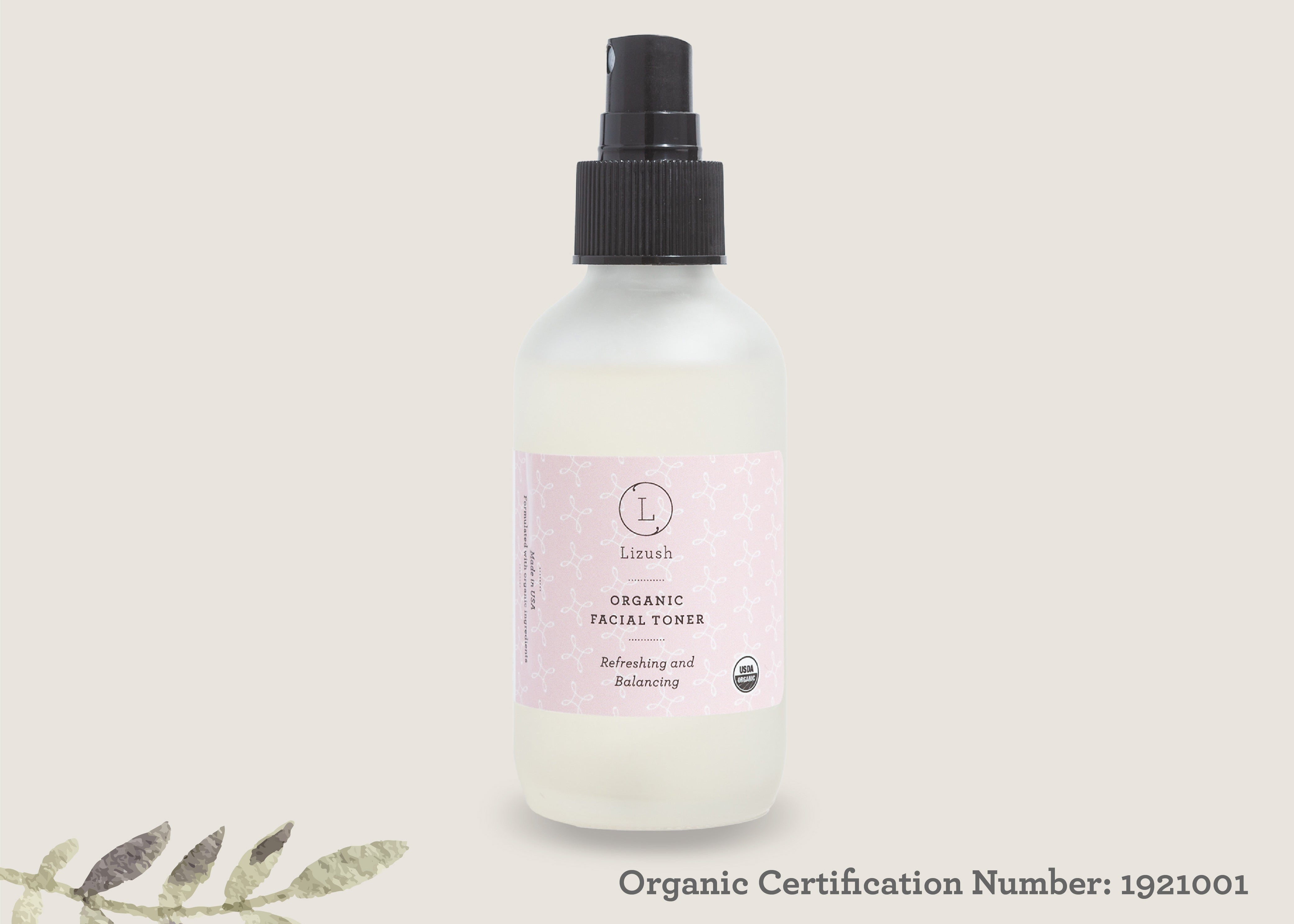 Organic Facial Toner Refreshing And Balancing
