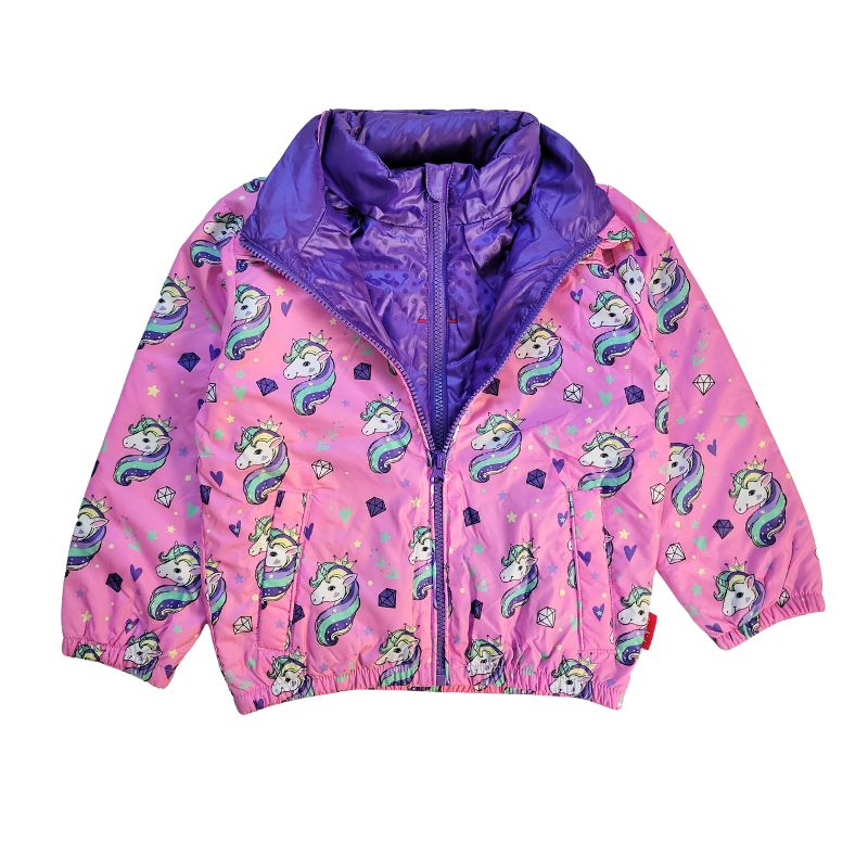 Car Seat Coat | The Road Coat Transition - Unicorn Print