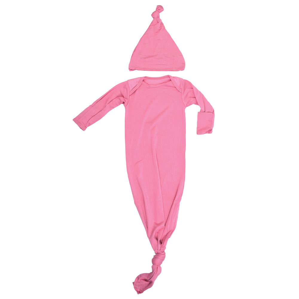 Rose Knotted Newborn Baby Gown