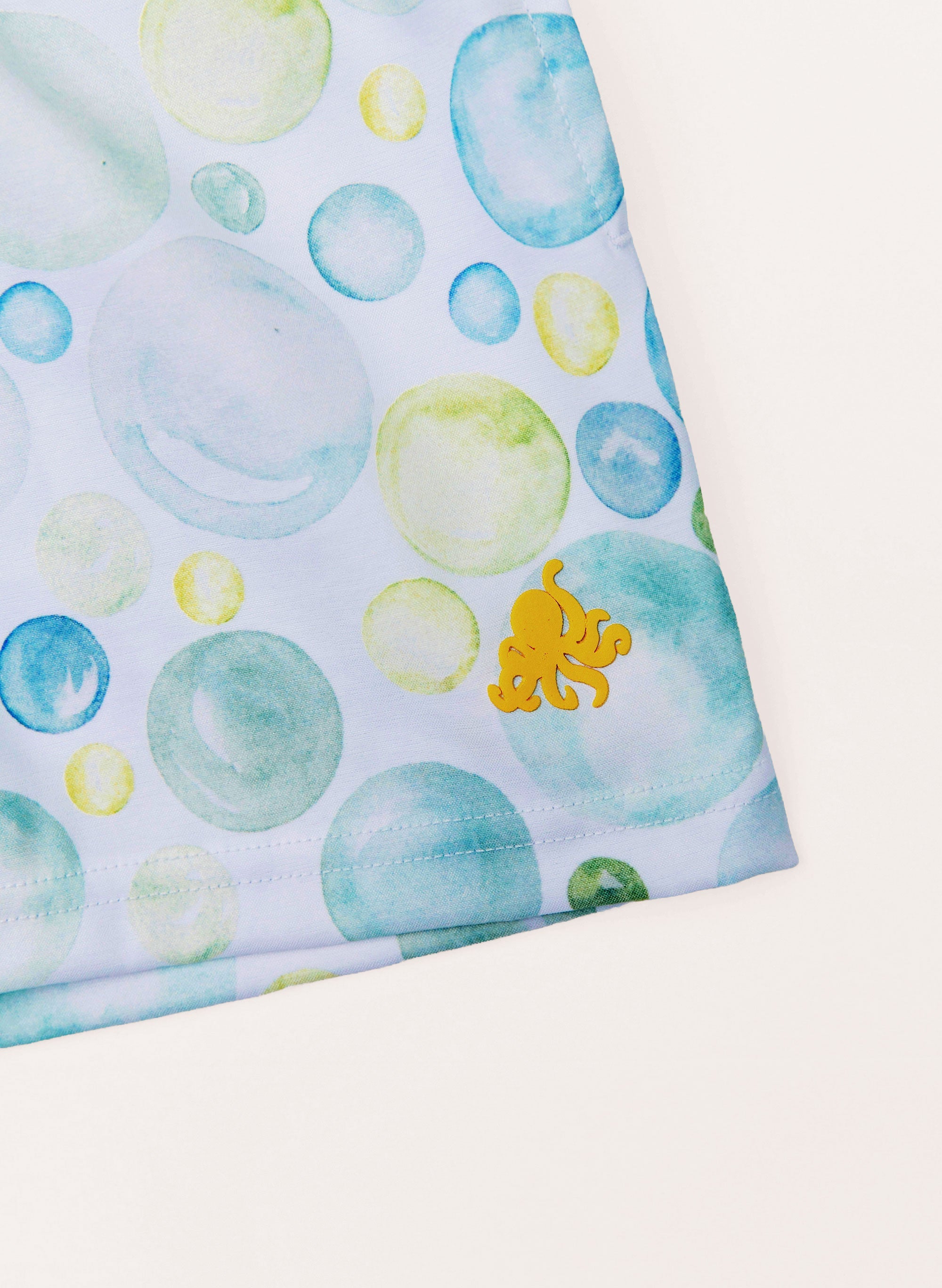 Duck Swim Short - Seafoam Bubbles