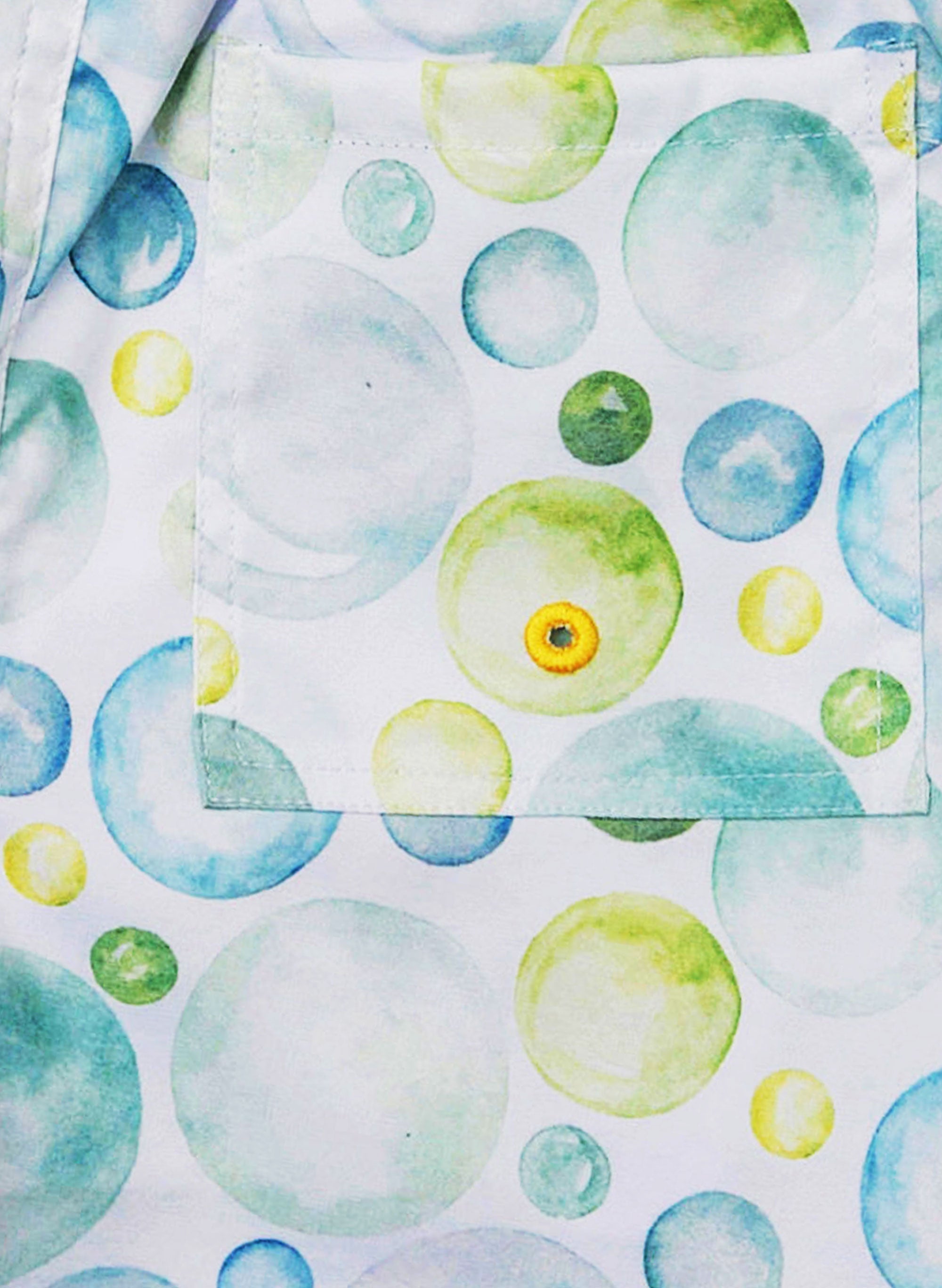 Duck Swim Short - Seafoam Bubbles
