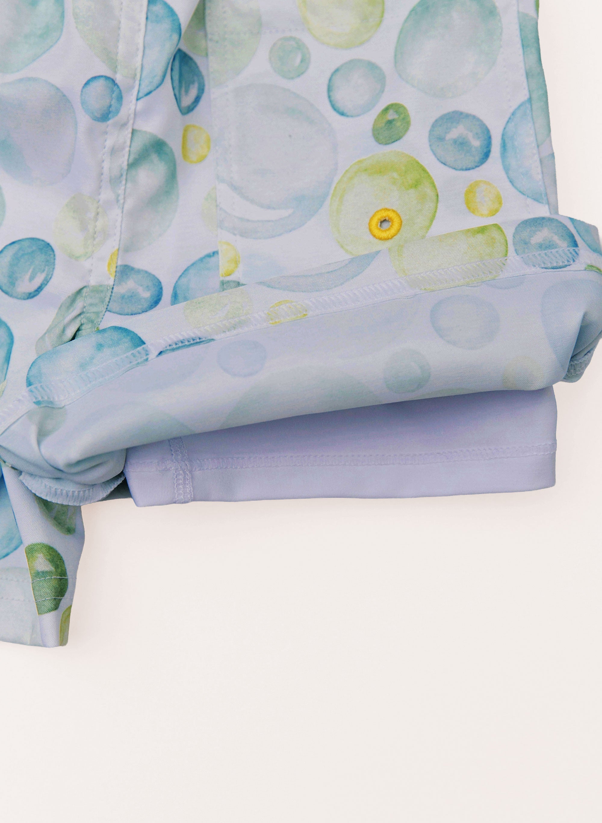 Duck Swim Short - Seafoam Bubbles