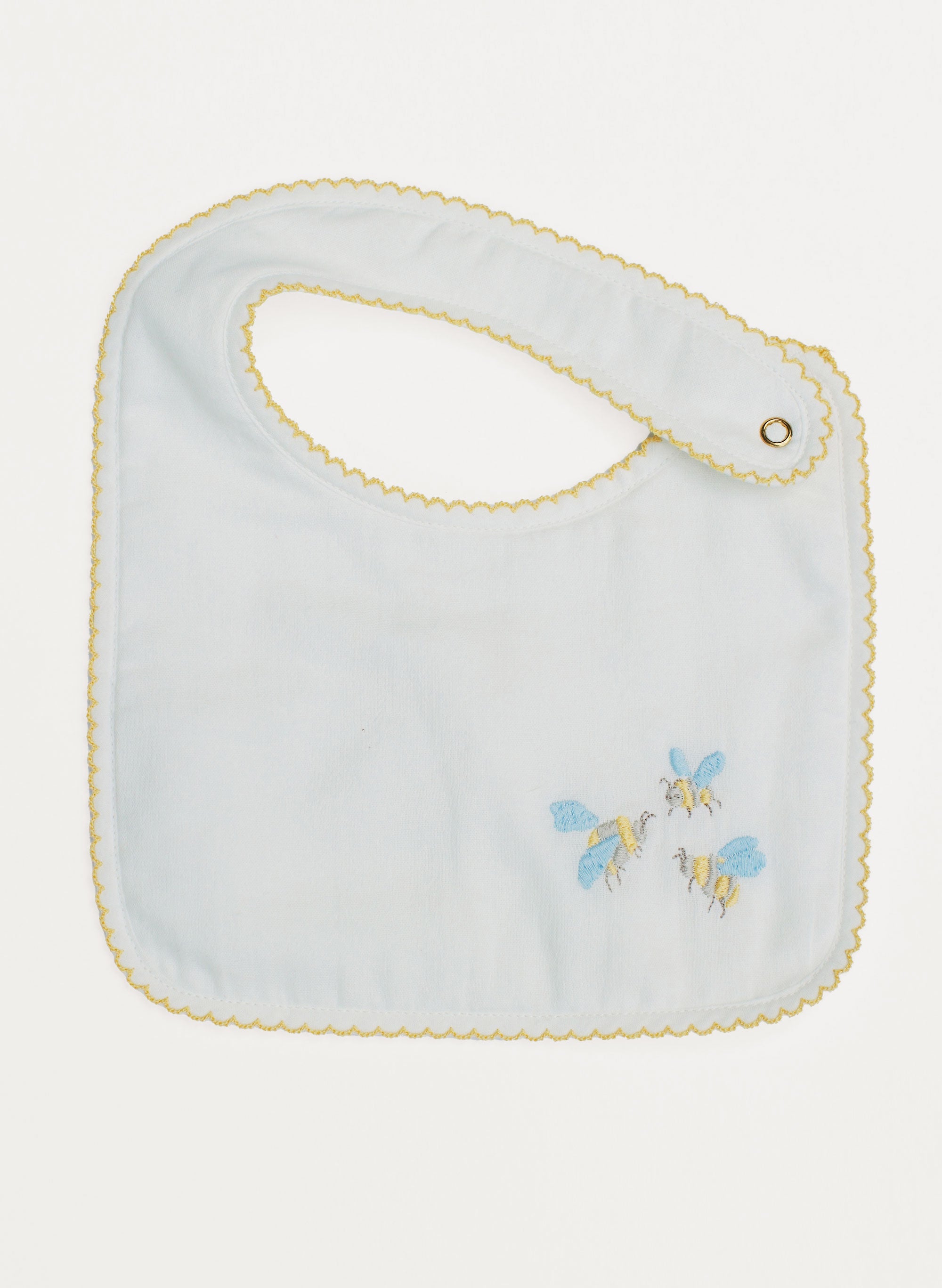 Embroidered Bee Bib