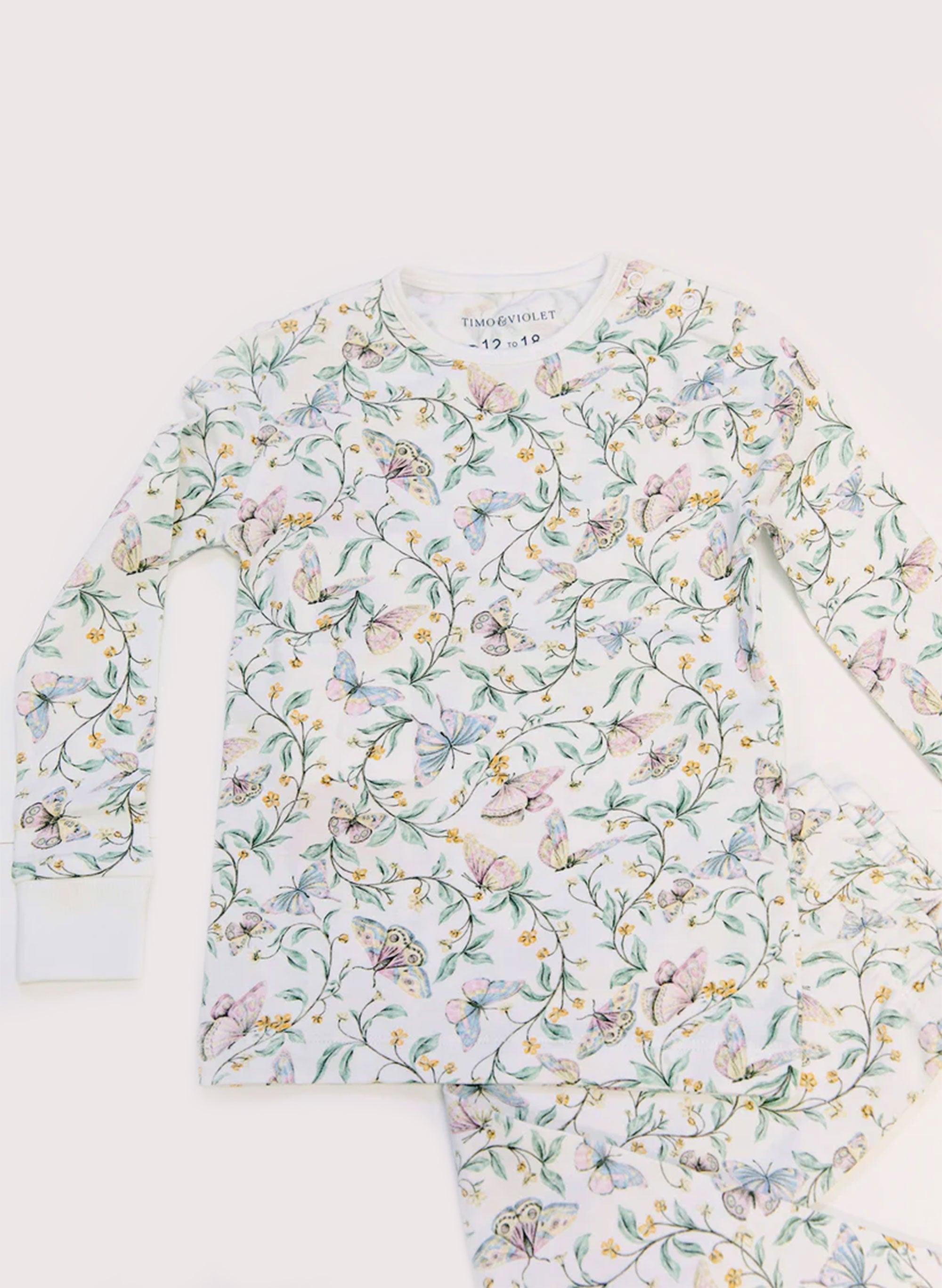 Two Piece Pajamas - Botanical Whisper