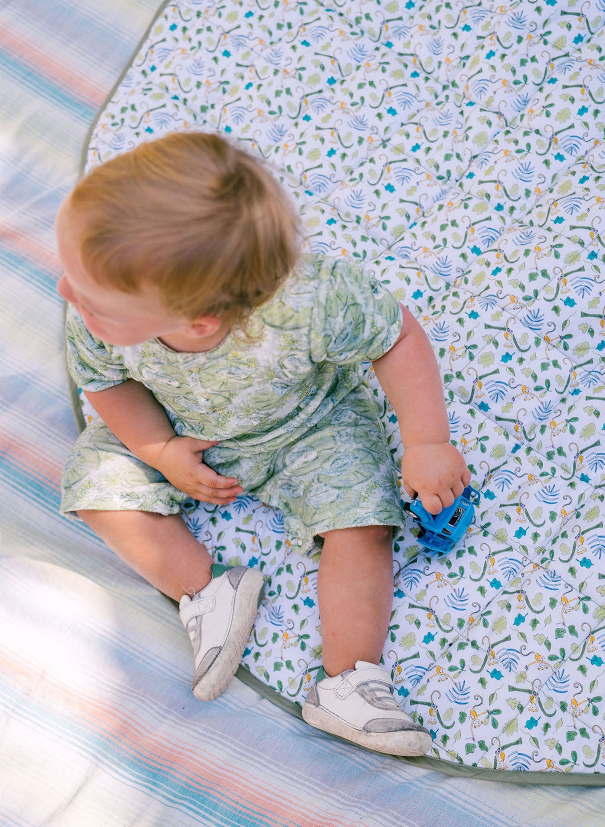 Happy Monkey Play Mat And Tote