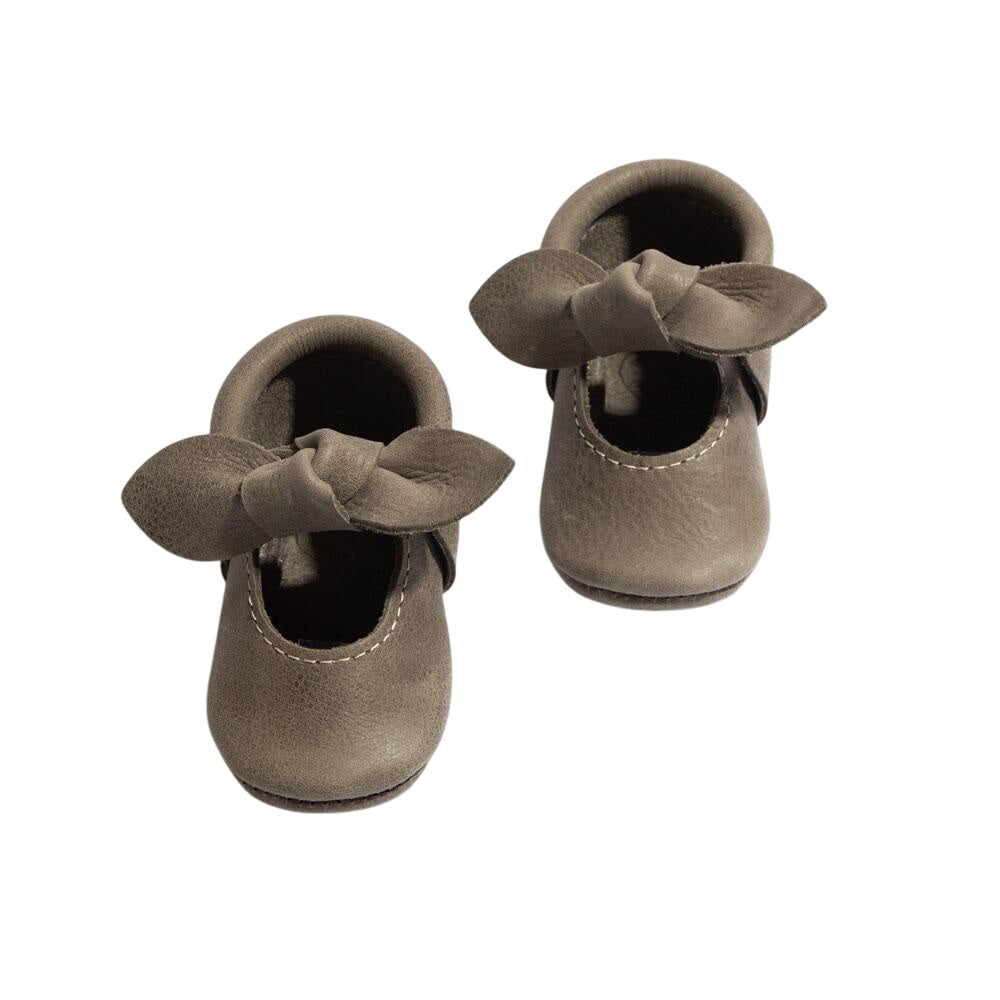 Timp Knotted Bow Baby Shoe
