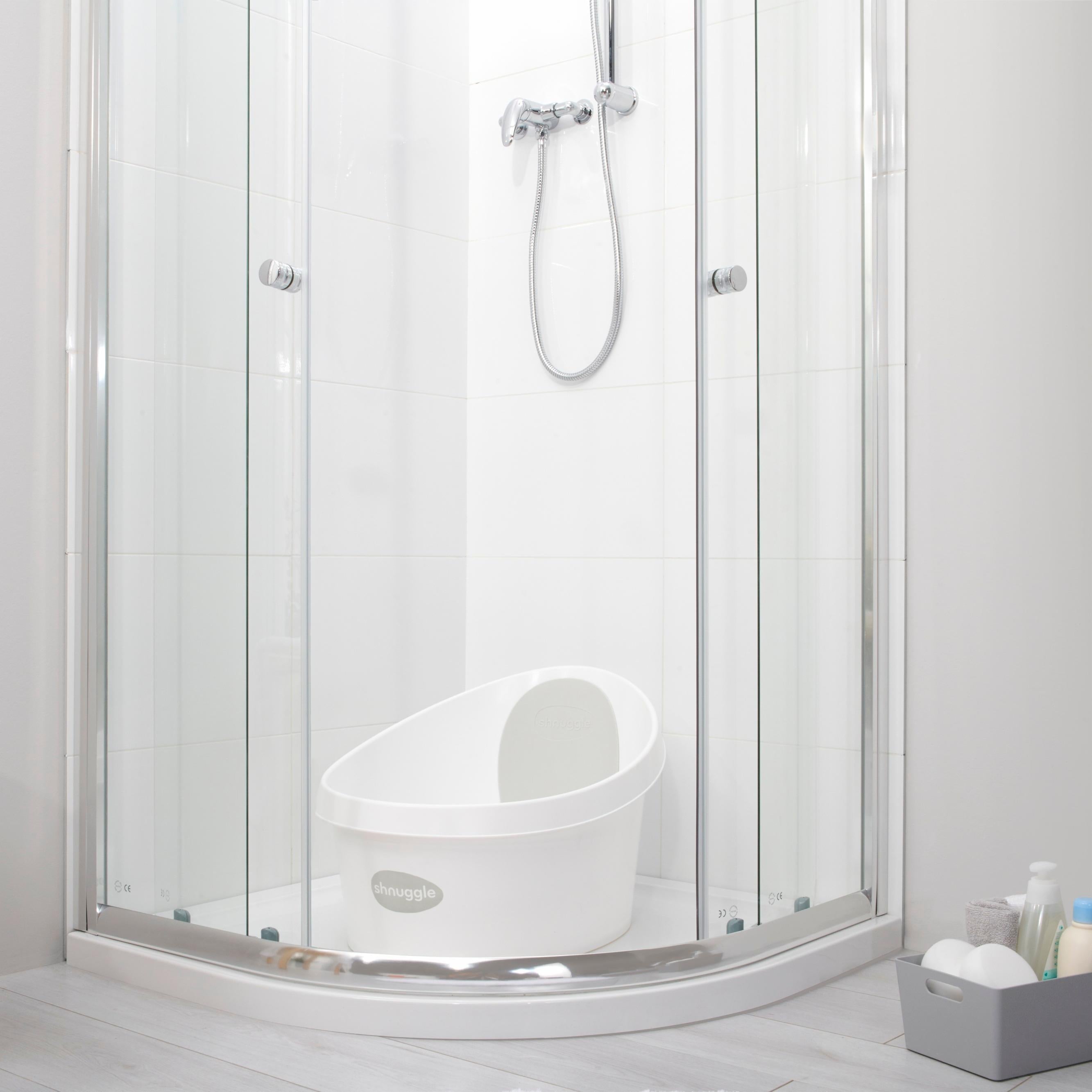 Shnuggle Toddler Bath Tub | Big Bath For Bigger Kids | Child Bathtub Seat Support | Fits In Shower And Adult Bath