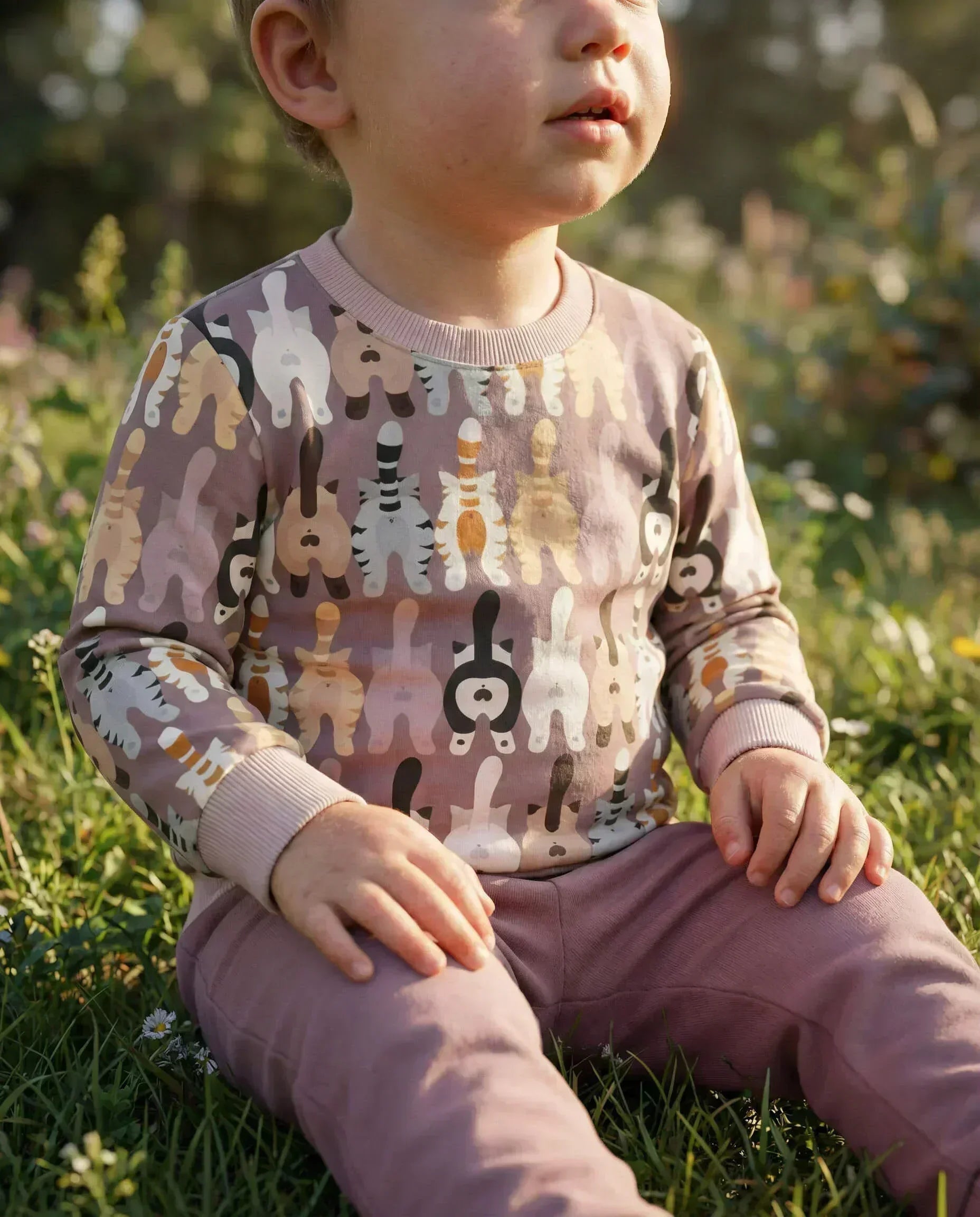 Cheeky Tails Bamboo Crewneck Sweatshirt