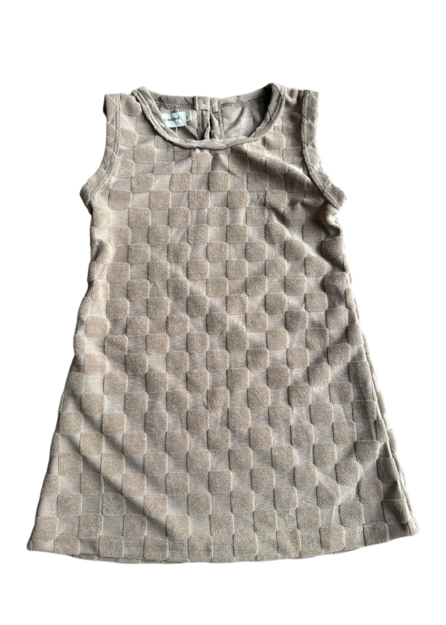 Valentina Toddler Checkered Dress | Matching Sibling Outfits