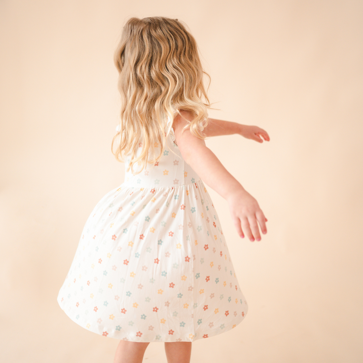 Bamboo Short Sleeve Twirl Dress