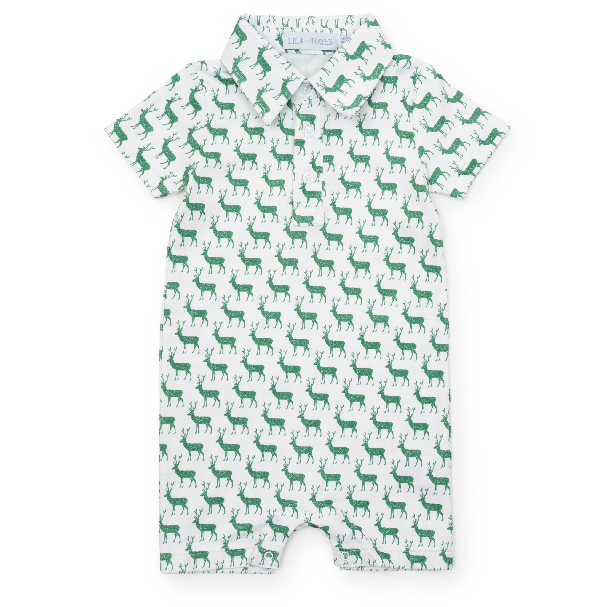 Tripp Boys' Polo Shortall - Woodland Deer