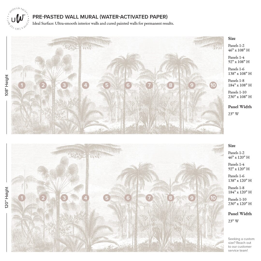 Tropic Oasis Wall Mural