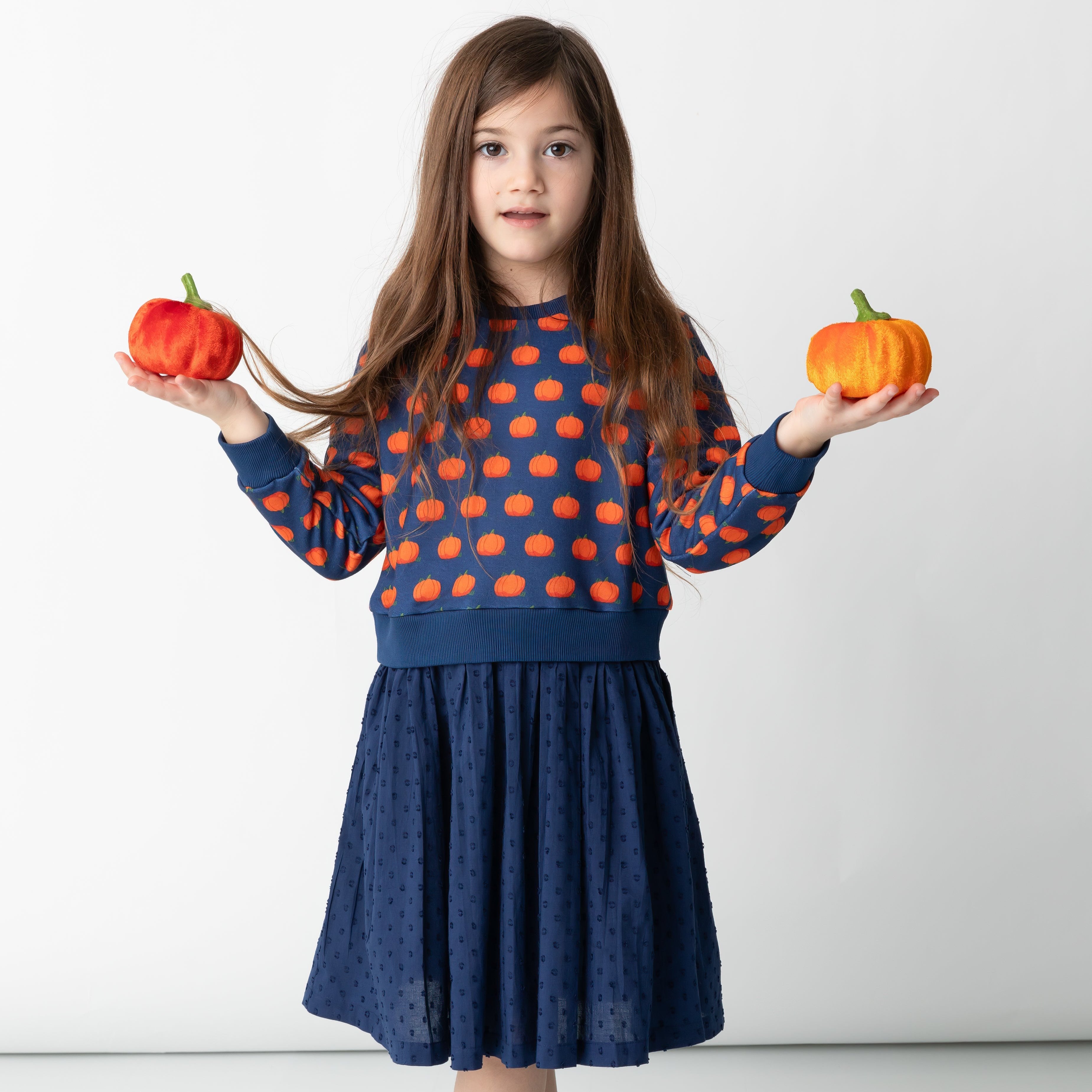 Pumpkin Patch Sweatshirt Dress