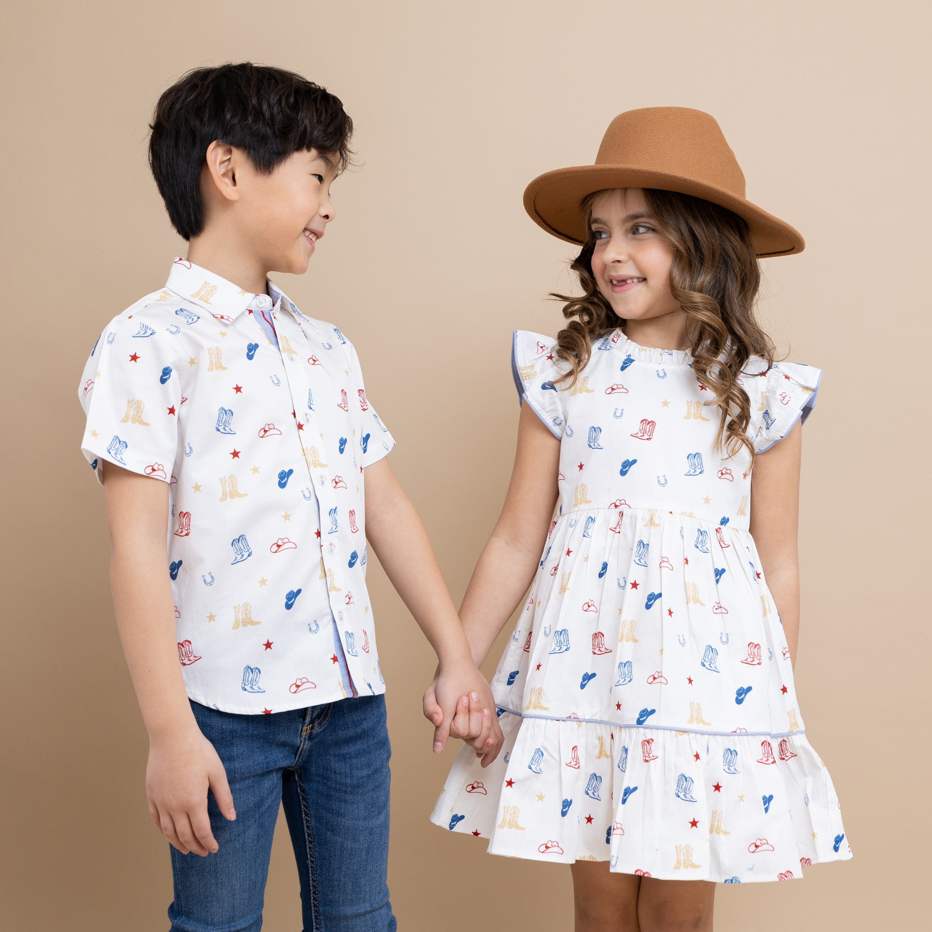 Western Ruffle Dress