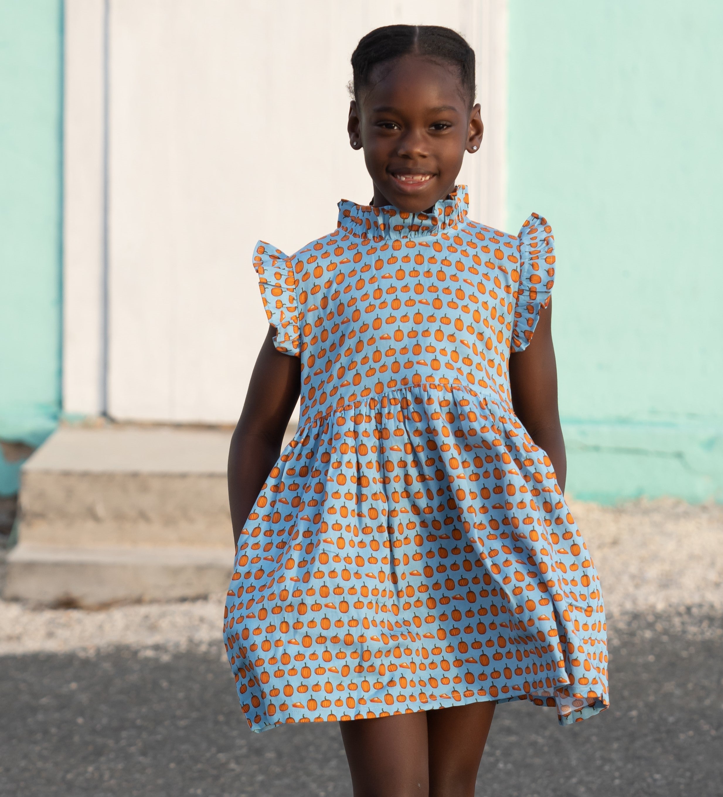Pumpkin Pies Ruffle Dress