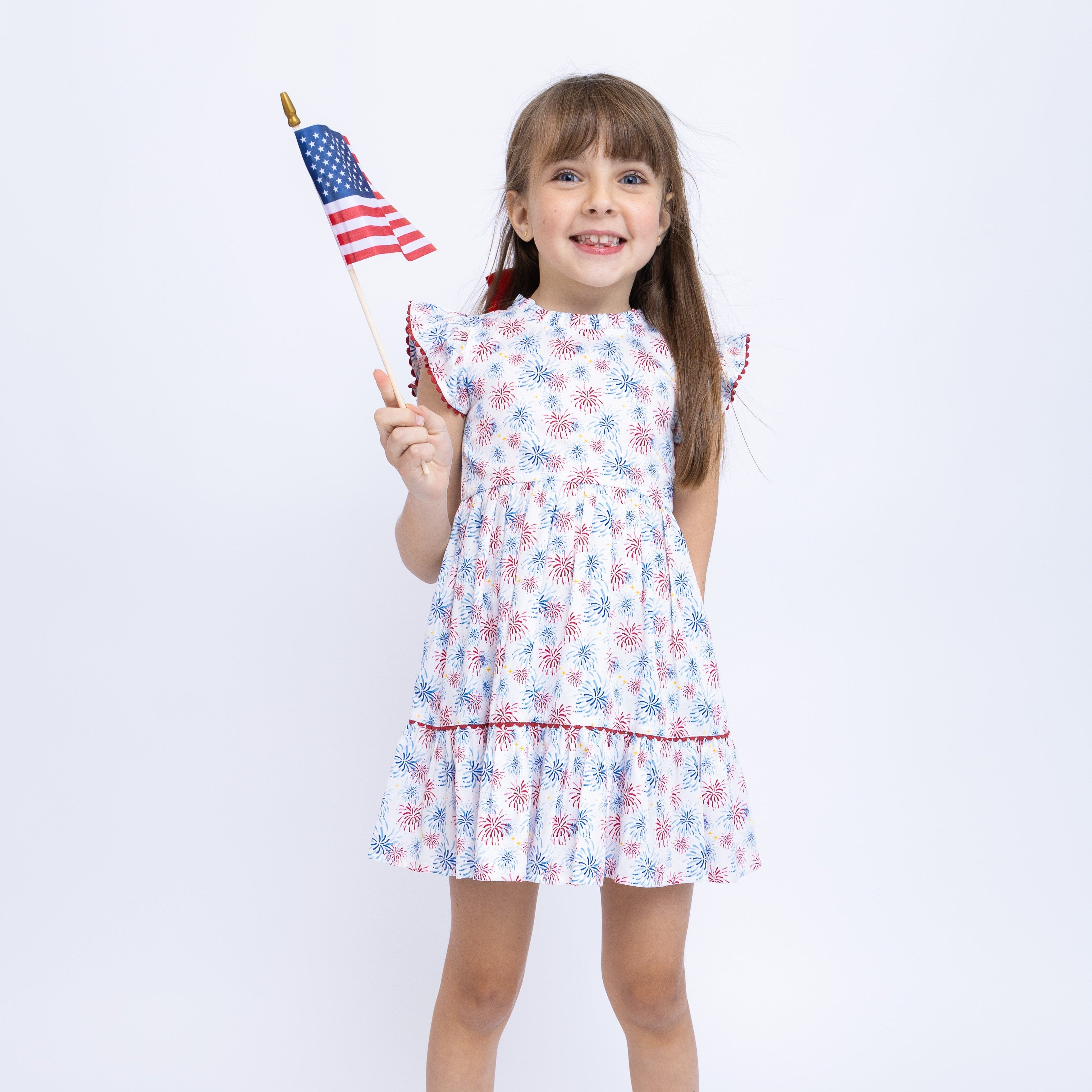 Fireworks Ruffle Dress