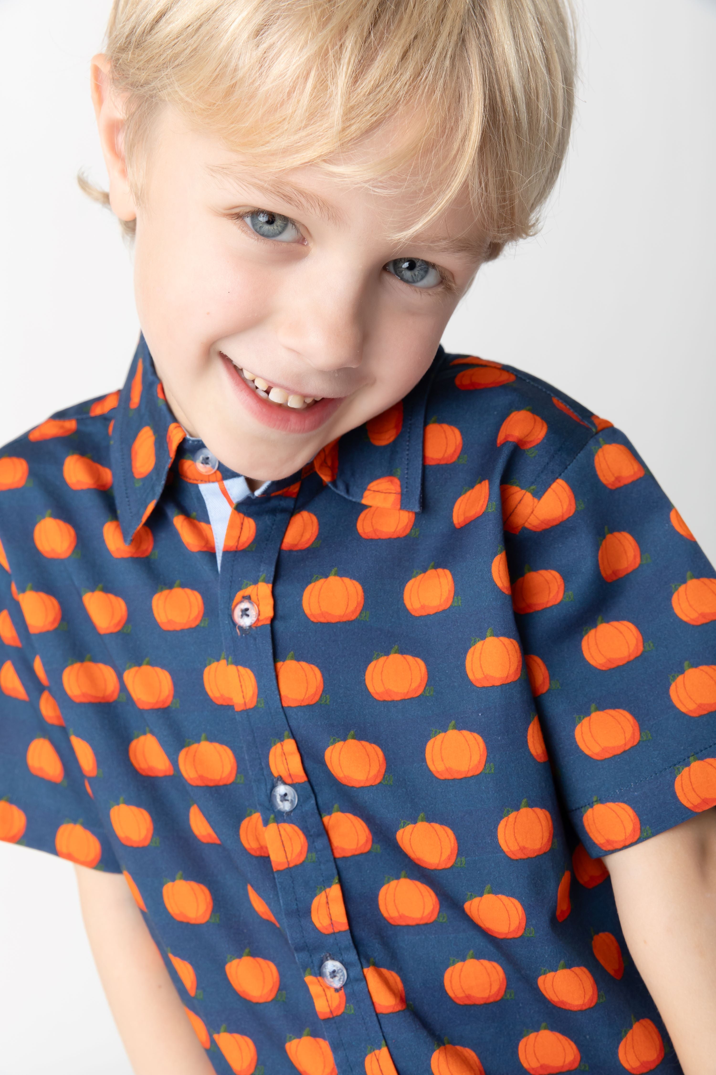 Pumpkin Patch Shirt In Short Sleeves