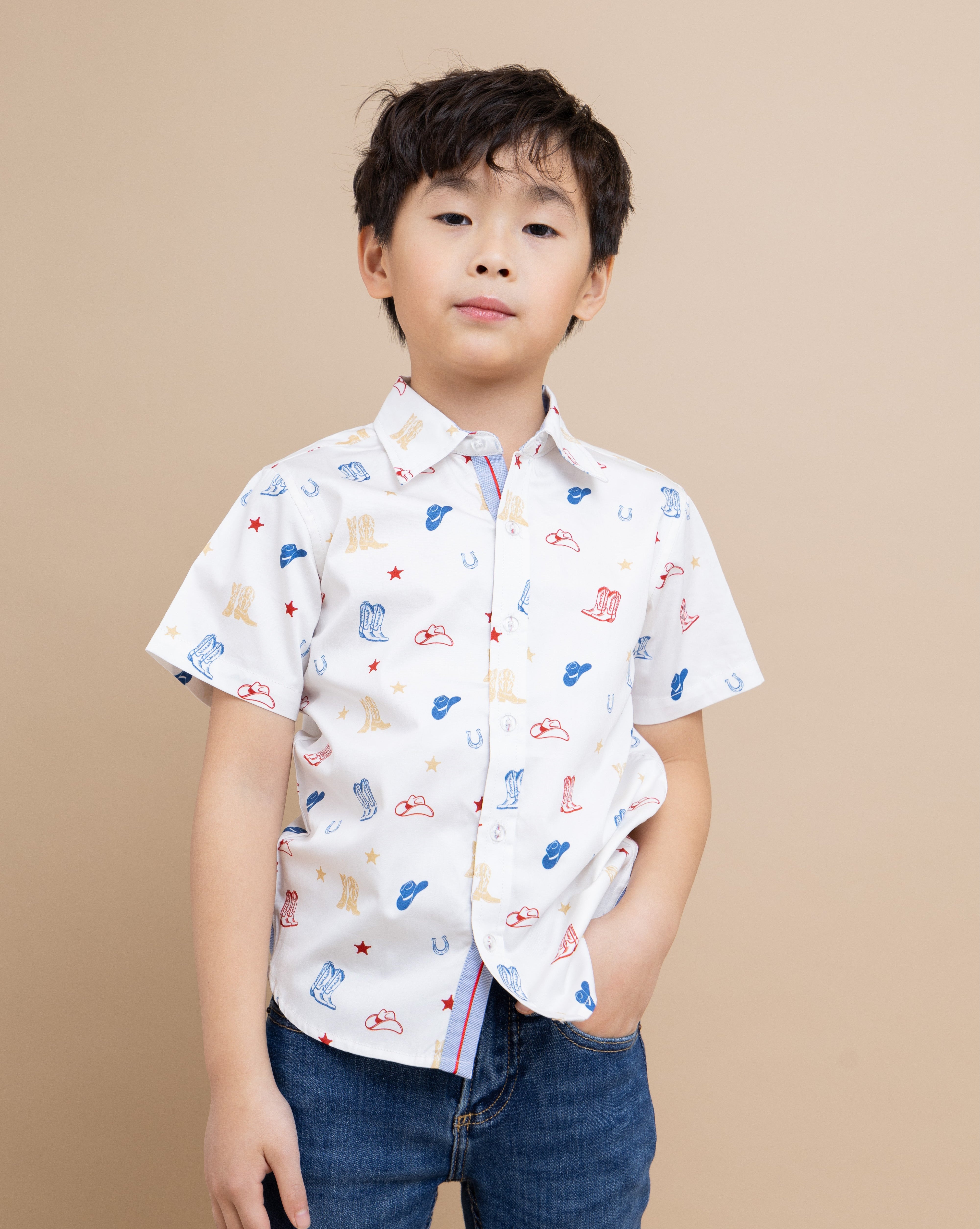 Western Shirt In Short Sleeves
