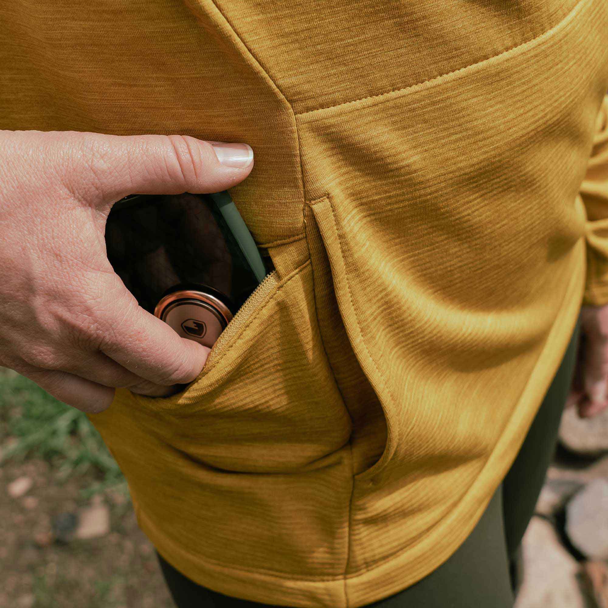 Tumbler - Adult Grid Fleece Hoodie