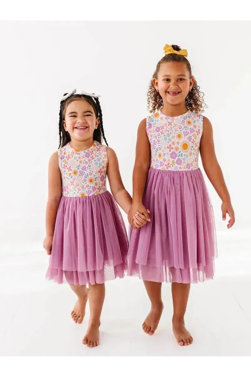 Bamboo Tulle Dress - Darling Spring Daisy