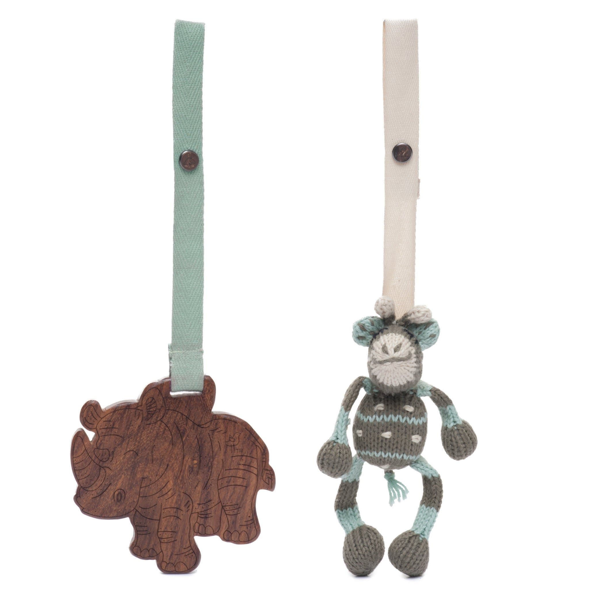 2 Pc. Stroller Toys | Ami & Kenya