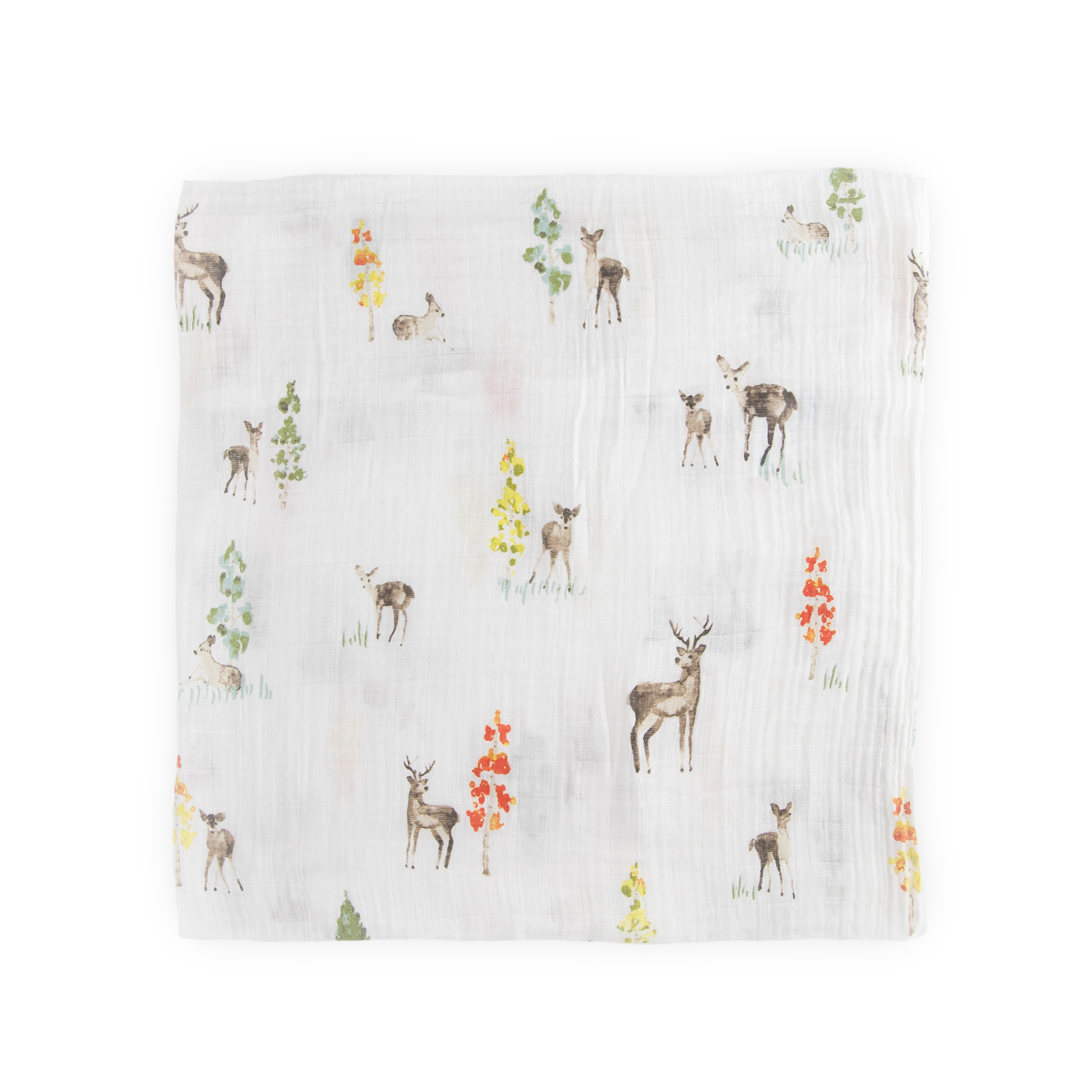 Cotton Muslin Swaddle Blanket 3 Pack - Oh Deer 2