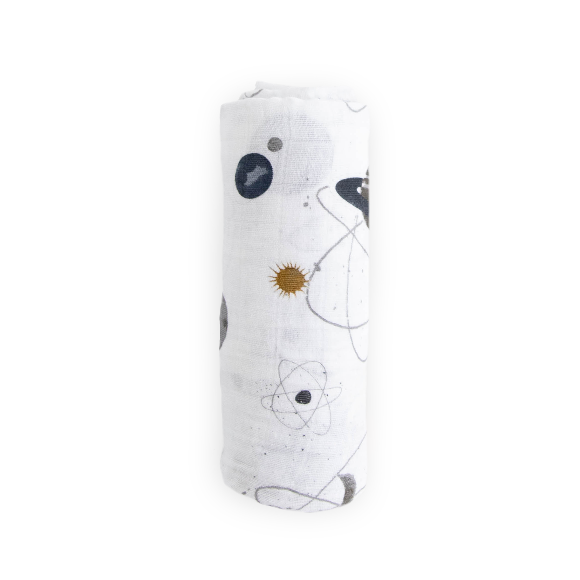 Cotton Muslin Swaddle Blanket - Planetary