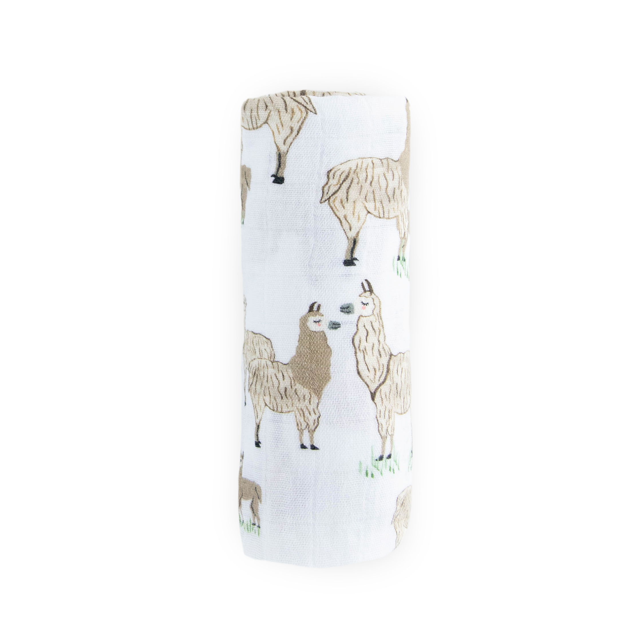 Cotton Muslin Swaddle Blanket - Llama Llama
