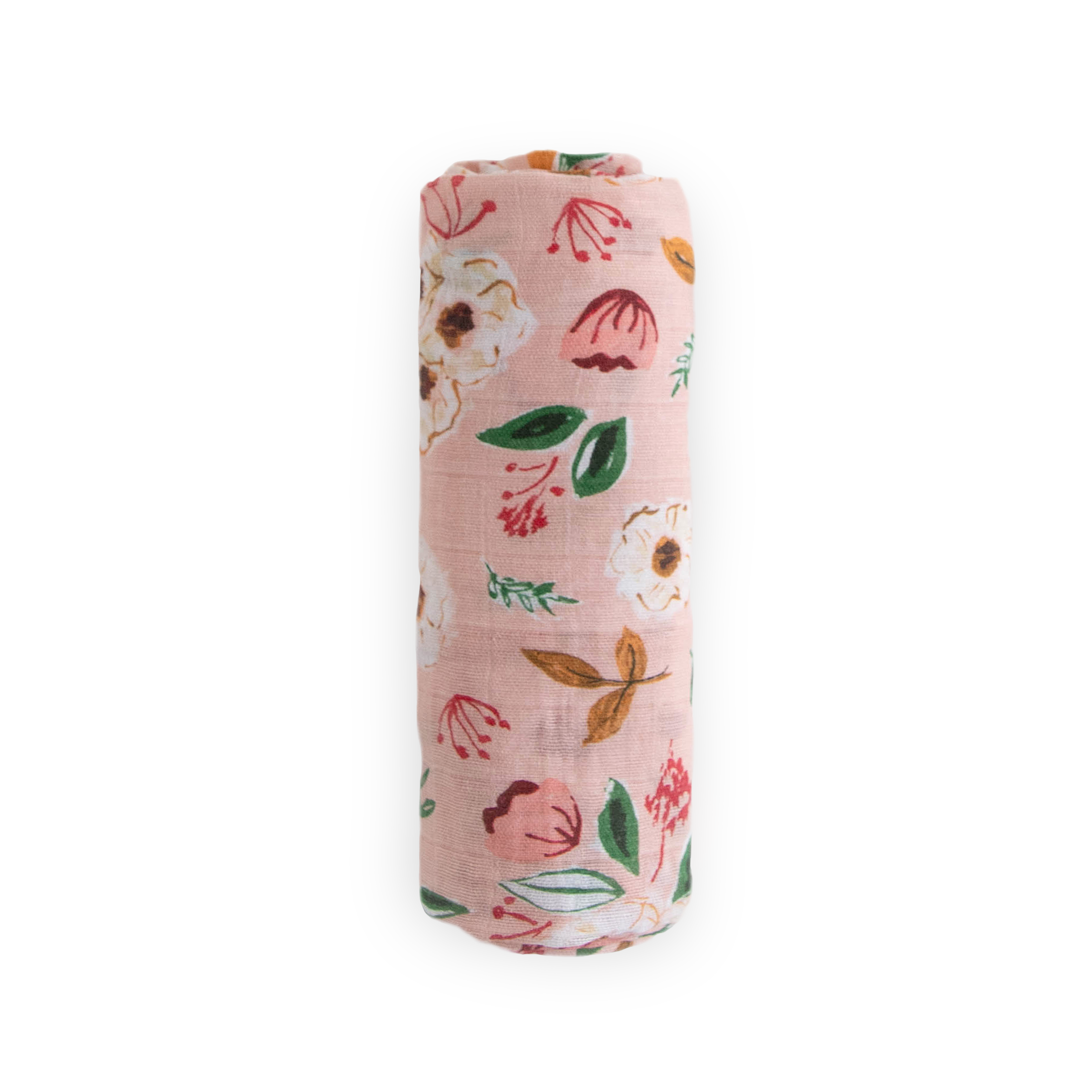 Cotton Muslin Swaddle Blanket - Vintage Floral