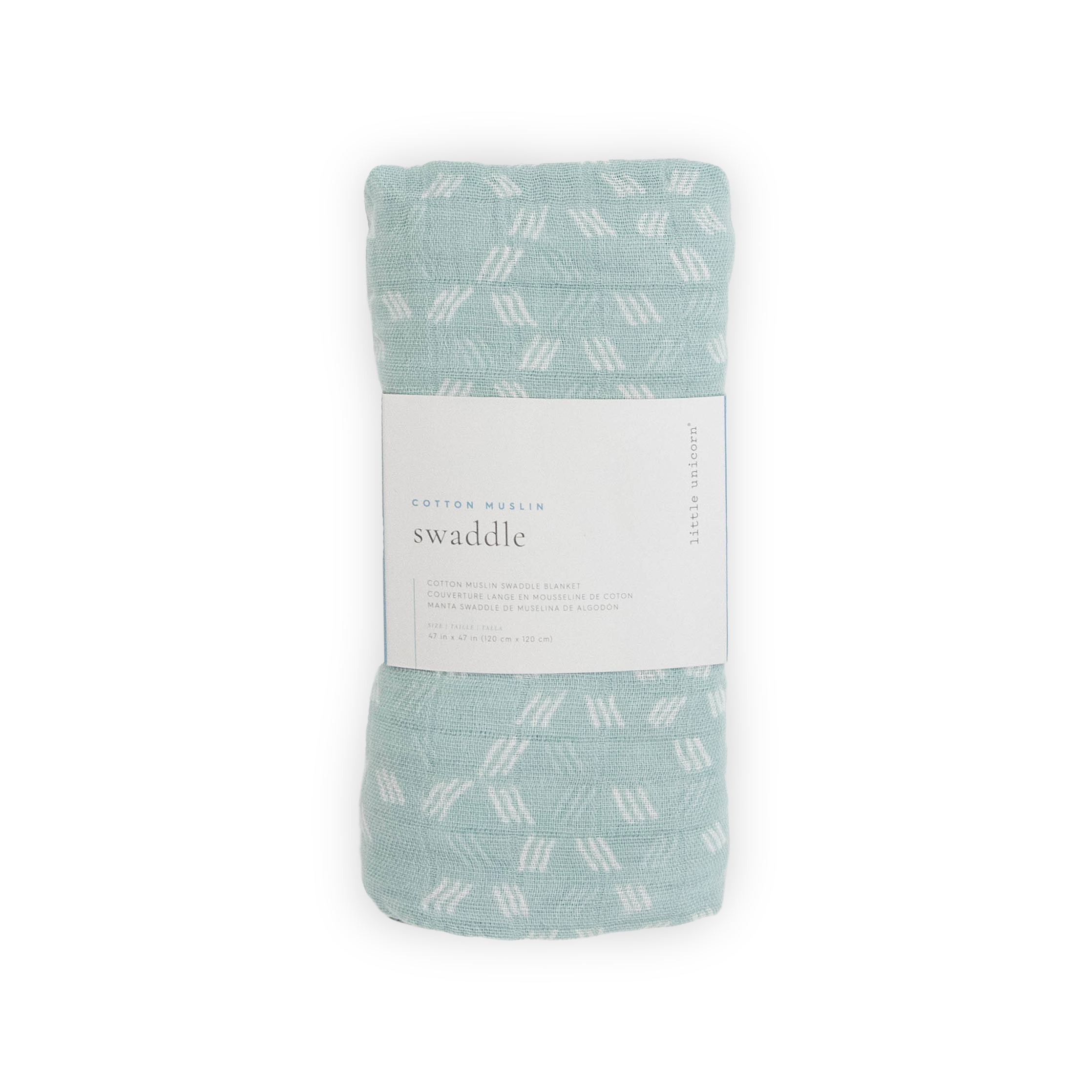 Cotton Muslin Swaddle Blanket - Misty Field