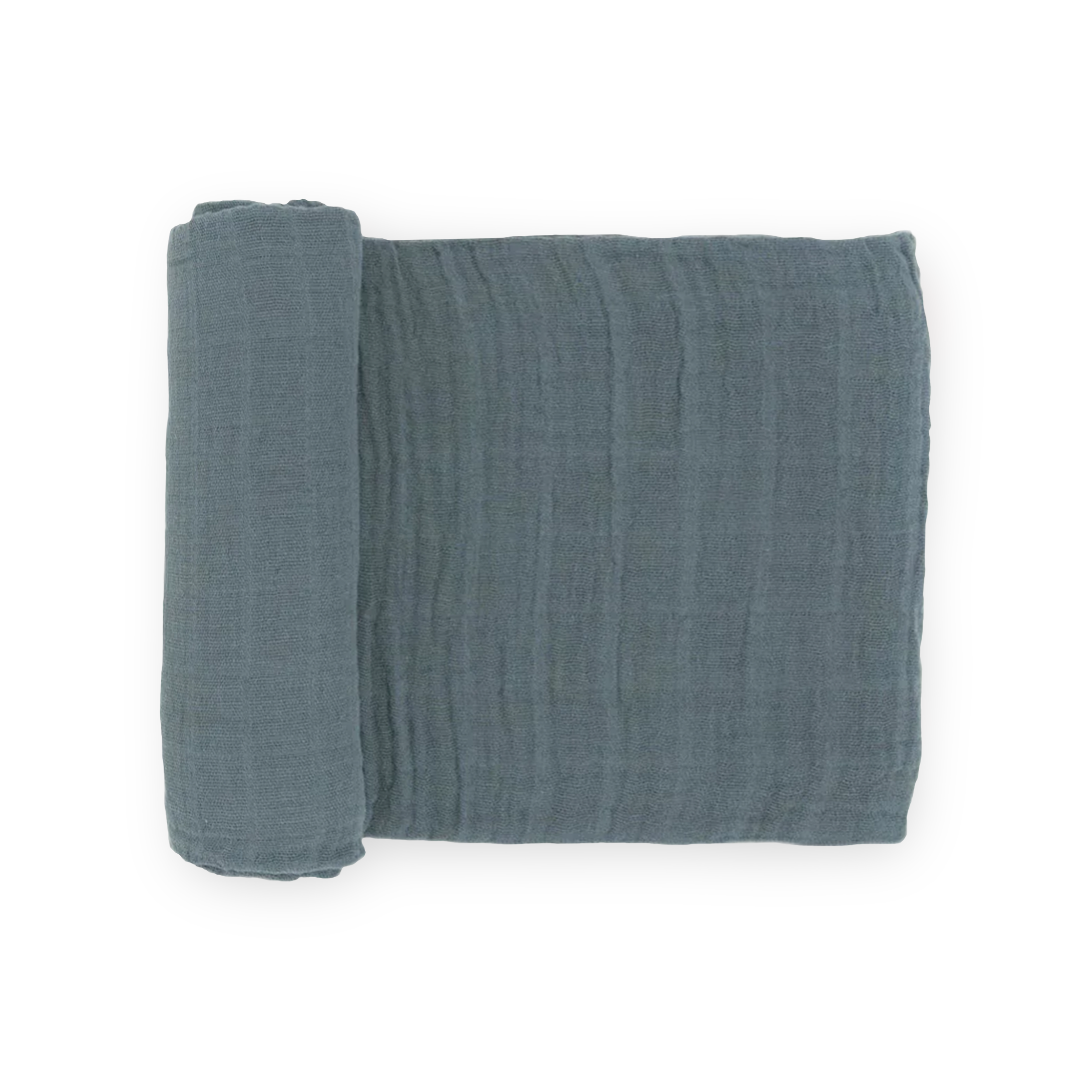 Cotton Muslin Swaddle Blanket - Sea