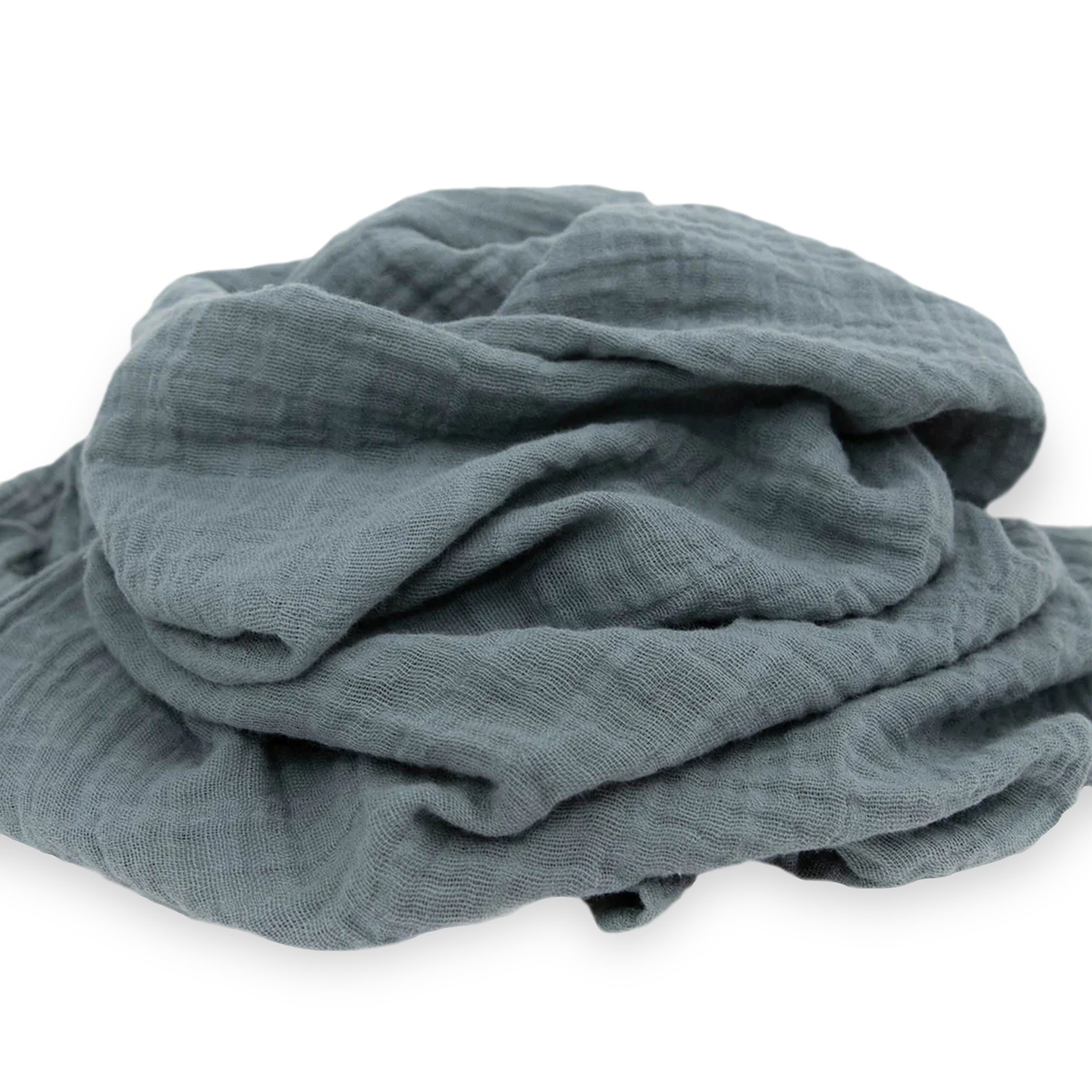 Cotton Muslin Swaddle Blanket - Sea