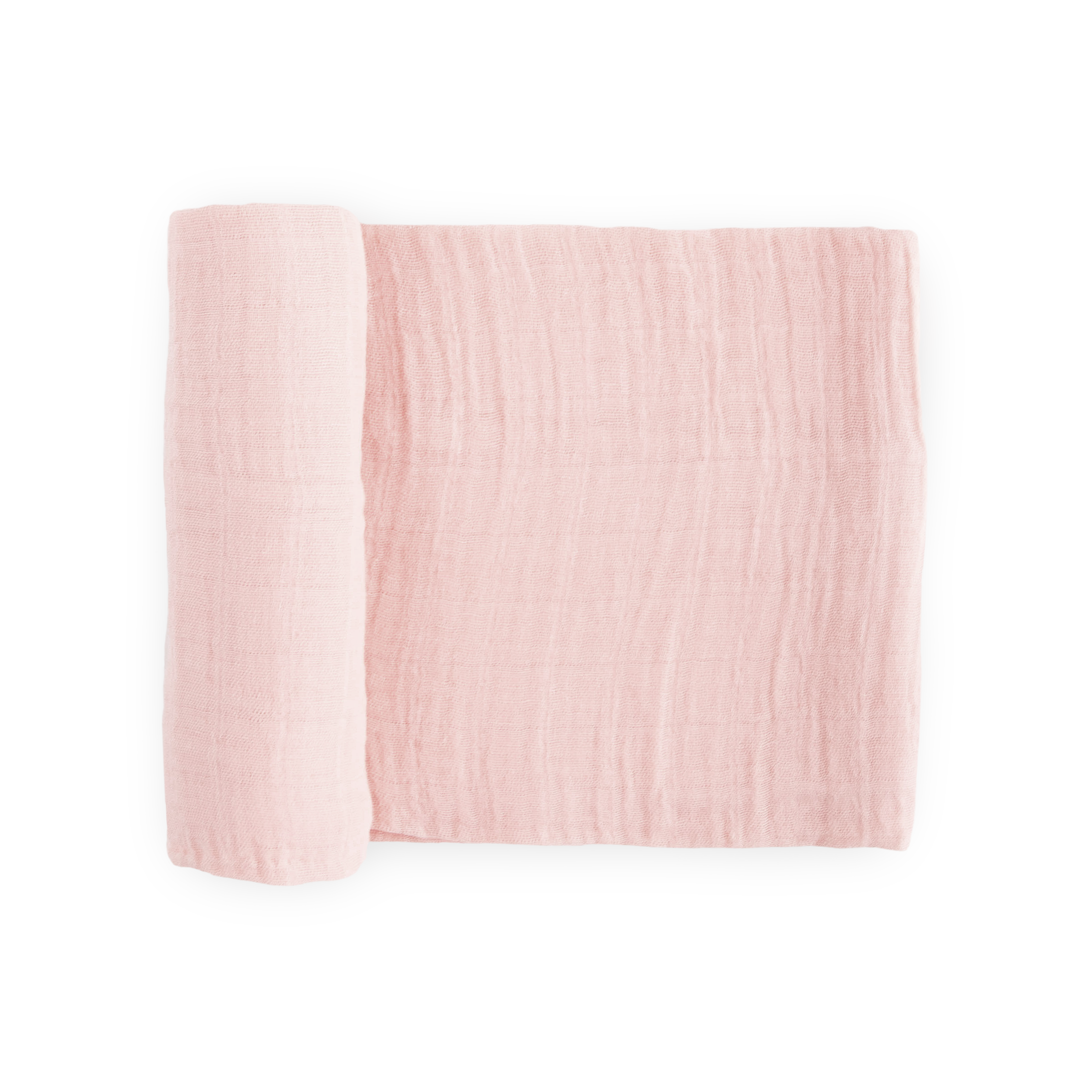 Cotton Muslin Swaddle Blanket - Light Pink