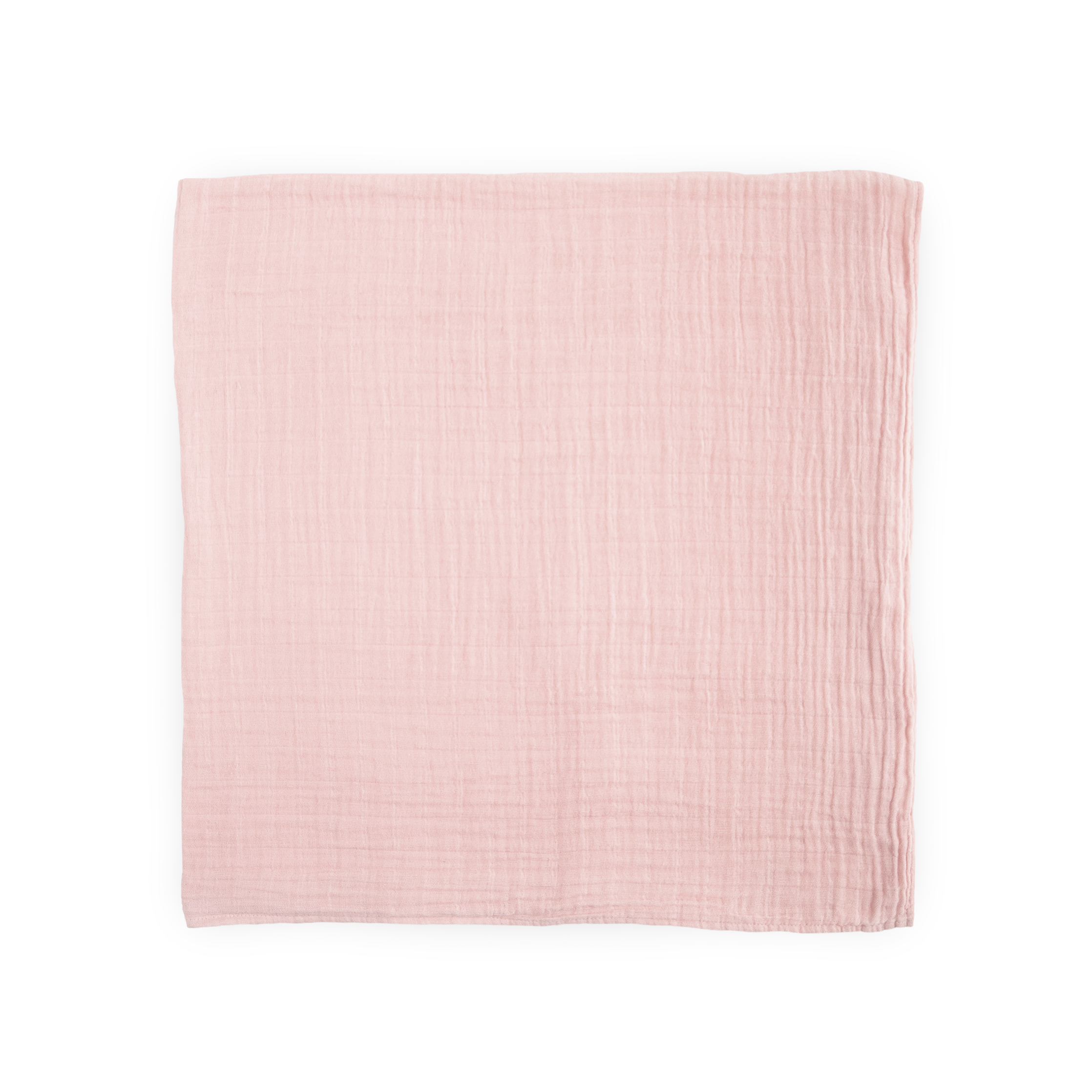 Cotton Muslin Swaddle Blanket - Light Pink