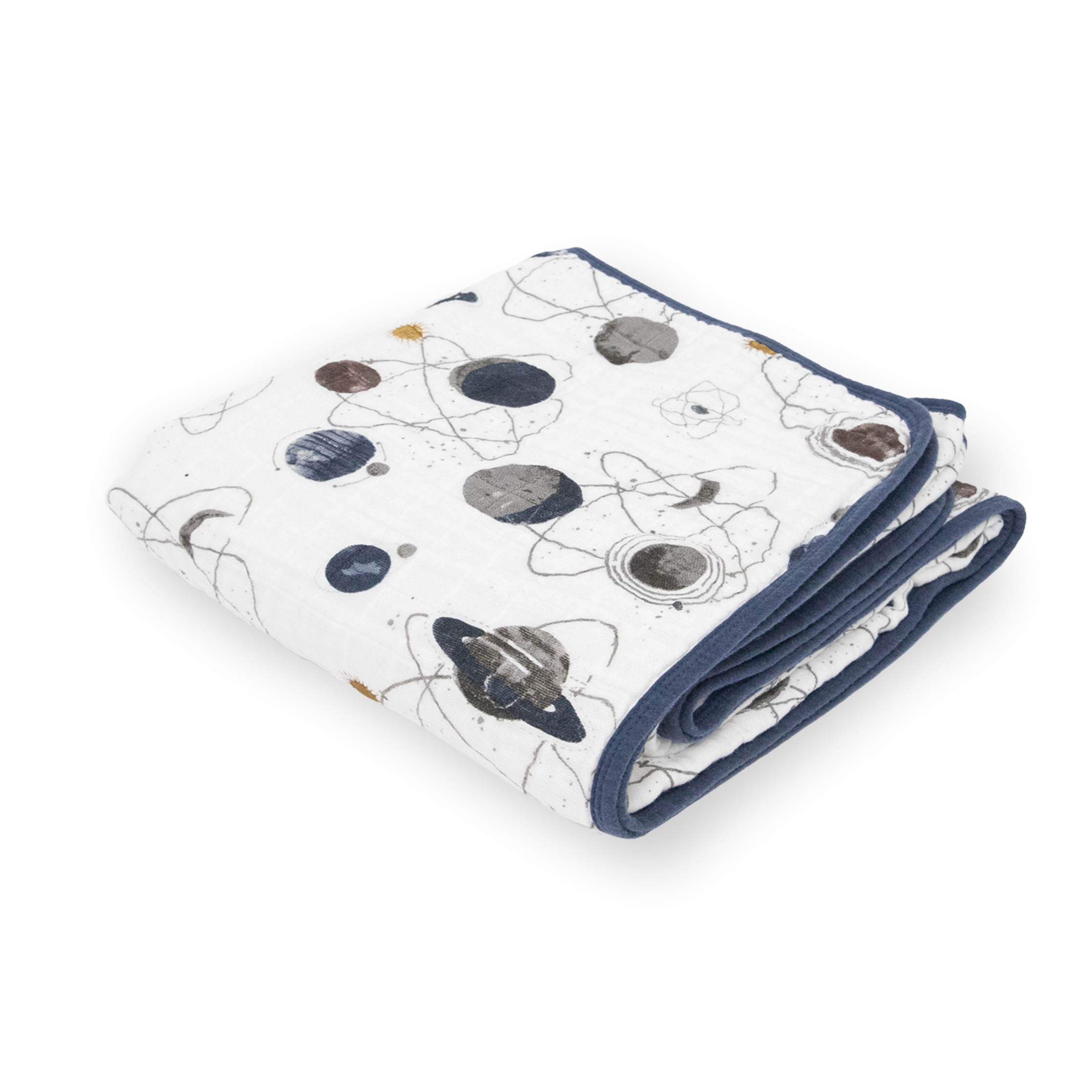 Original Cotton Muslin Quilt - Planetary