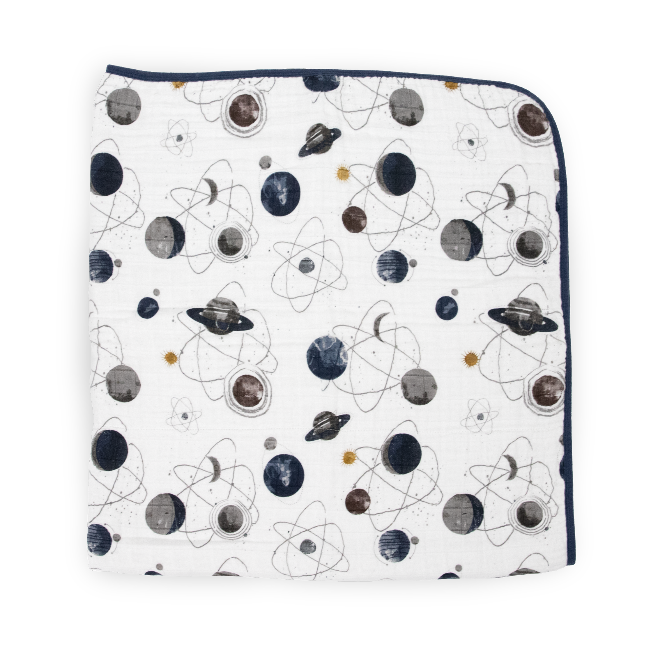 Original Cotton Muslin Quilt - Planetary
