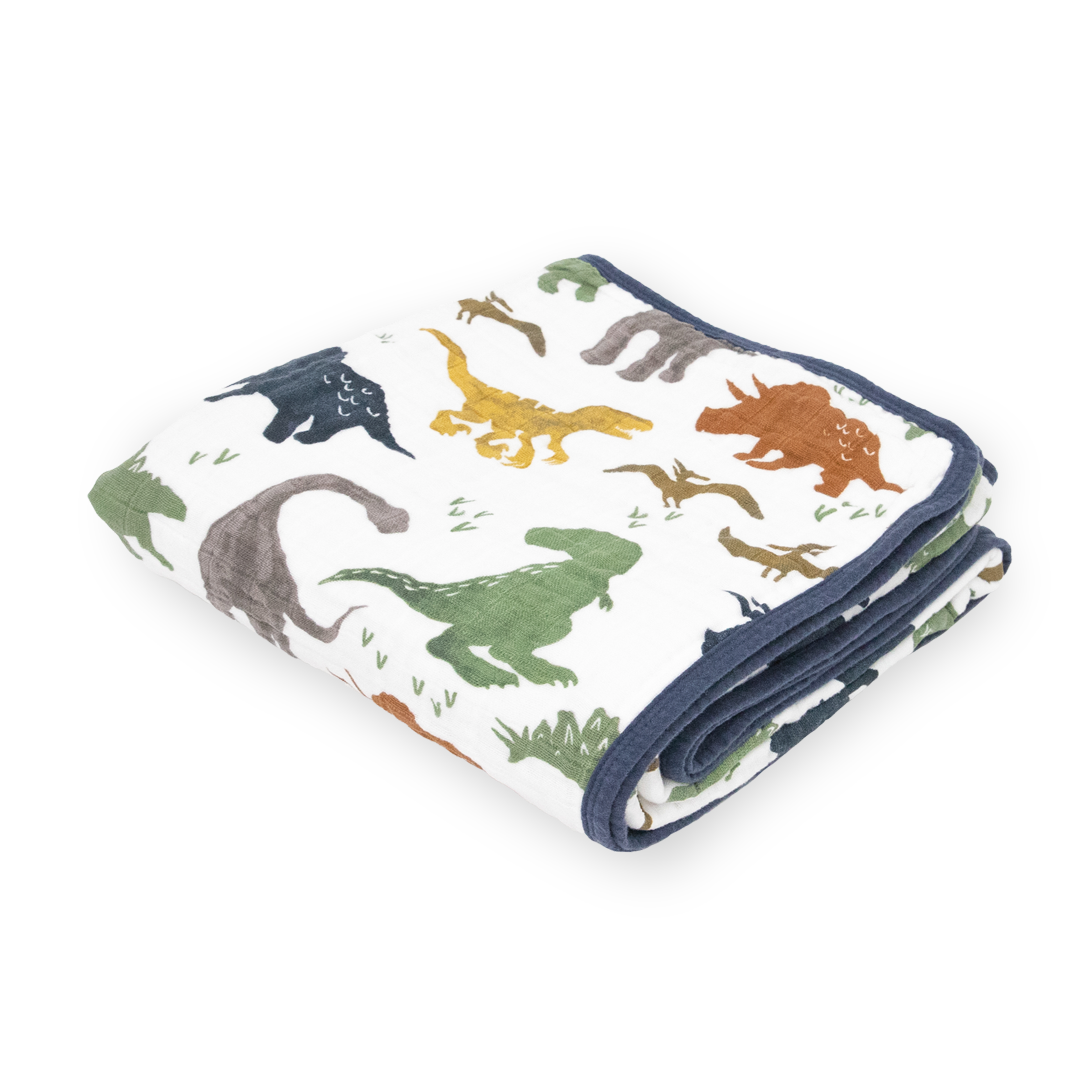 Original Cotton Muslin Quilt - Dino Friends