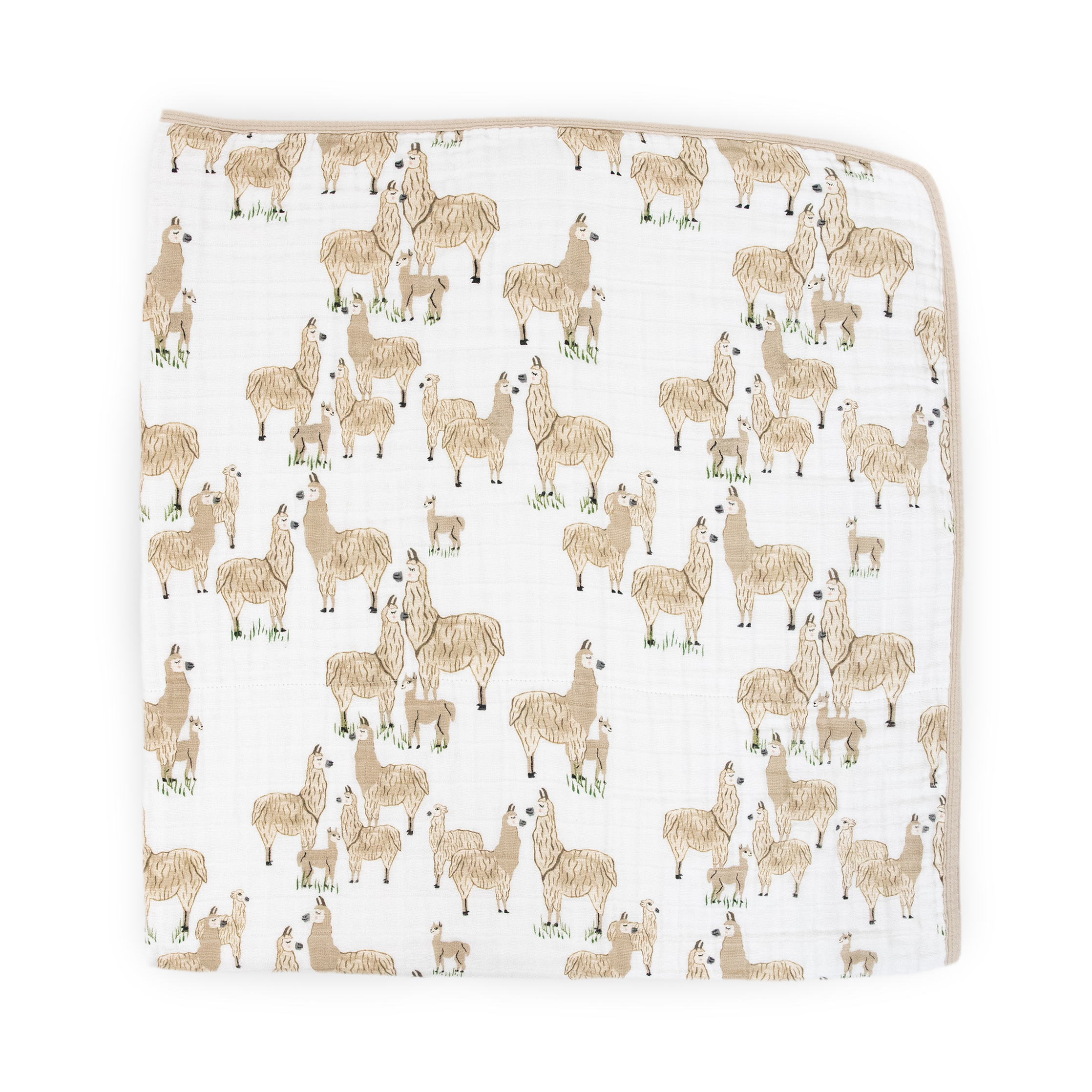 Original Cotton Muslin Quilt - Llama Llama