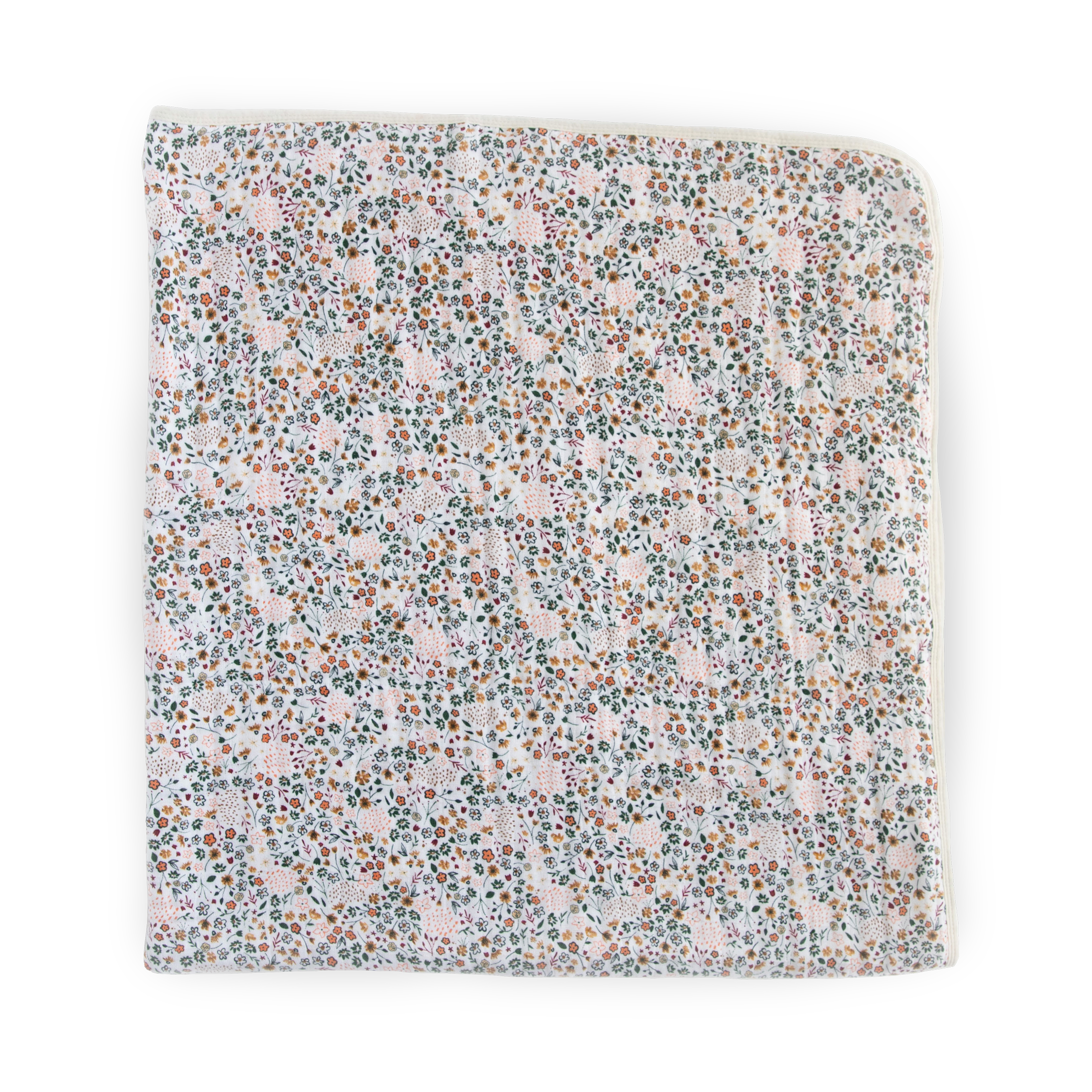 Original Cotton Muslin Quilt - Pressed Petals