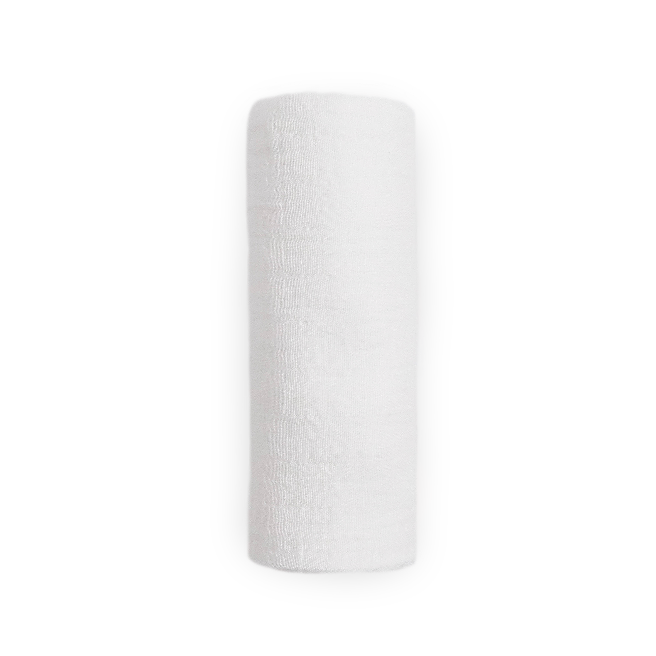 Organic Cotton Muslin Swaddle Blanket - White