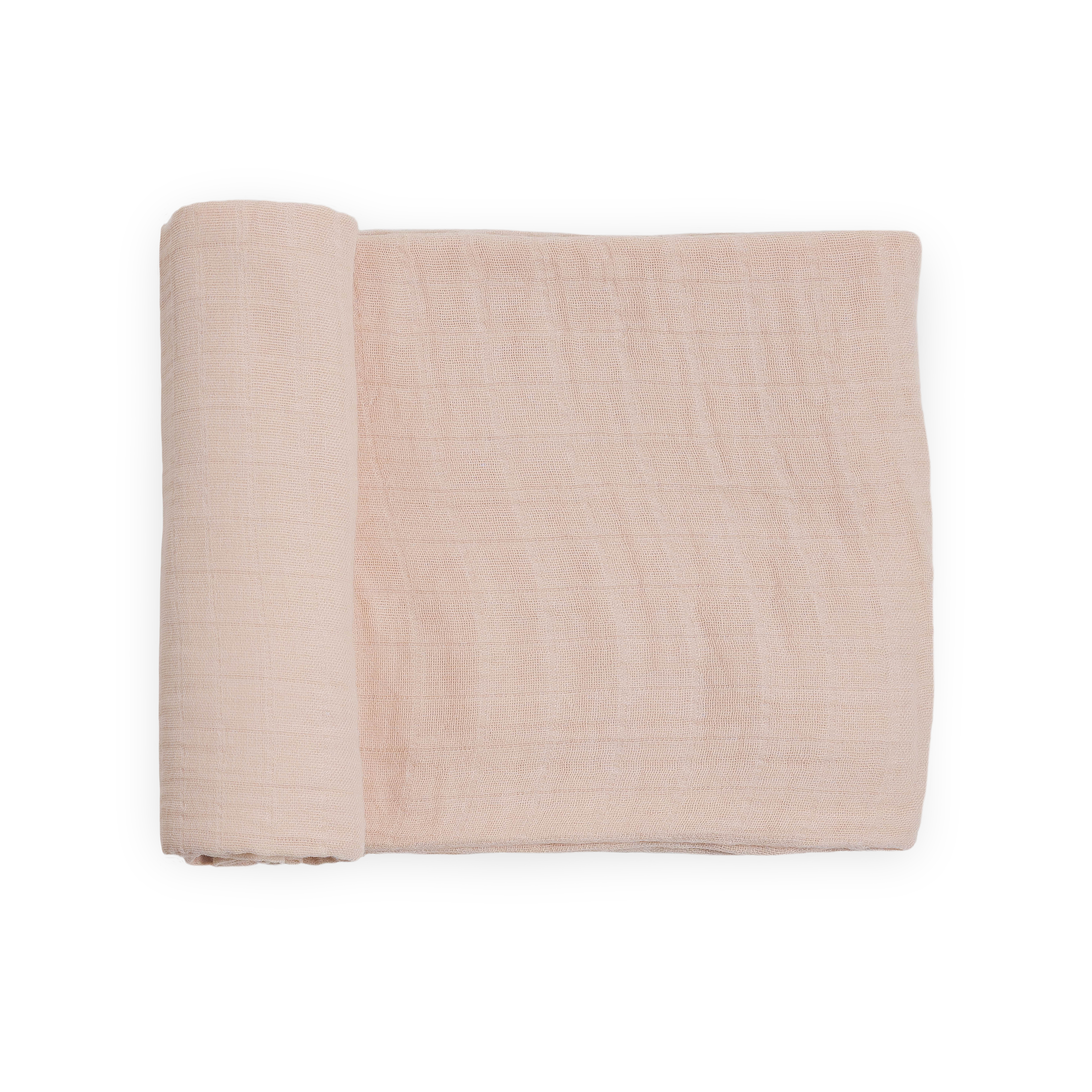 Organic Cotton Muslin Swaddle Blanket - Rosie