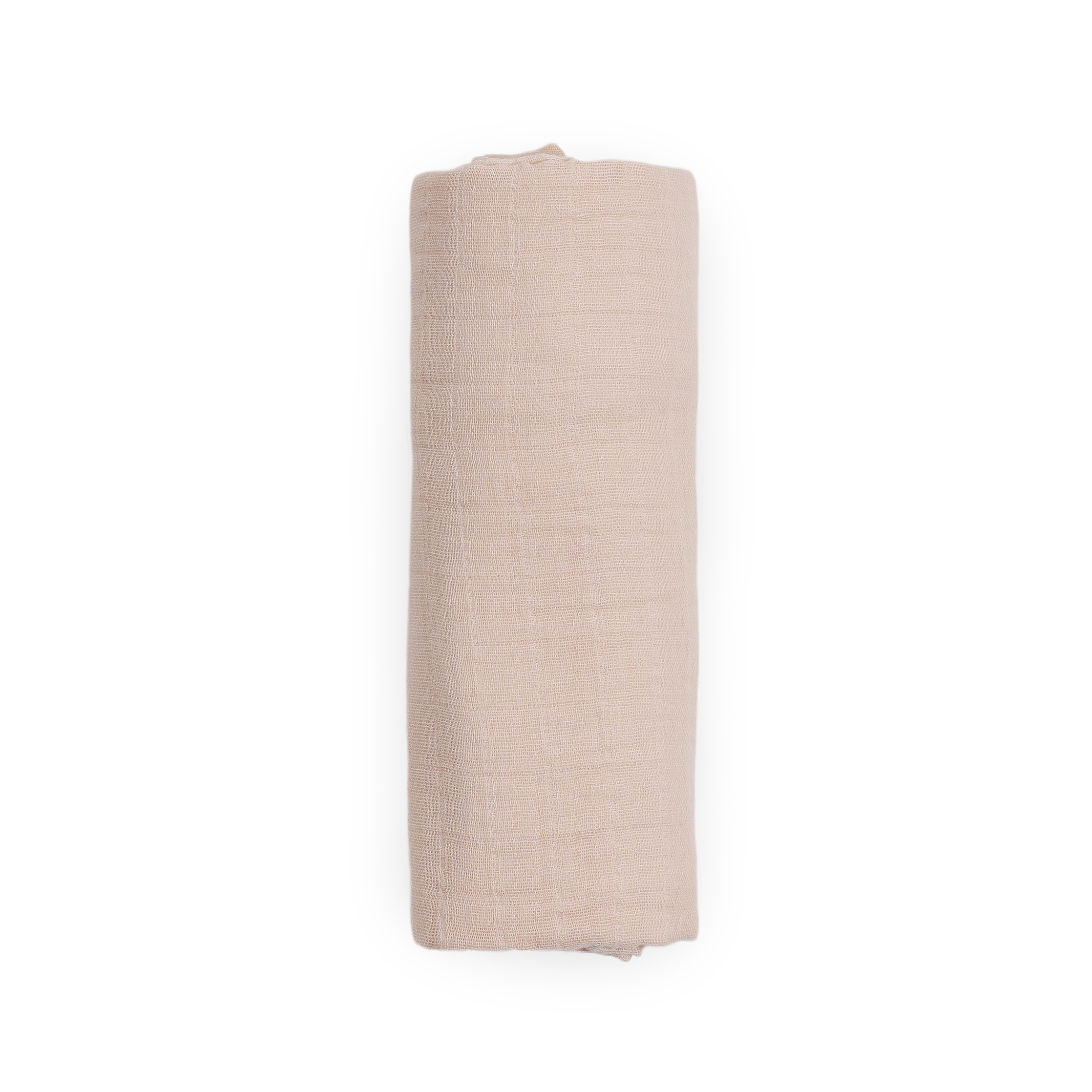 Organic Cotton Muslin Swaddle Blanket - Rosie